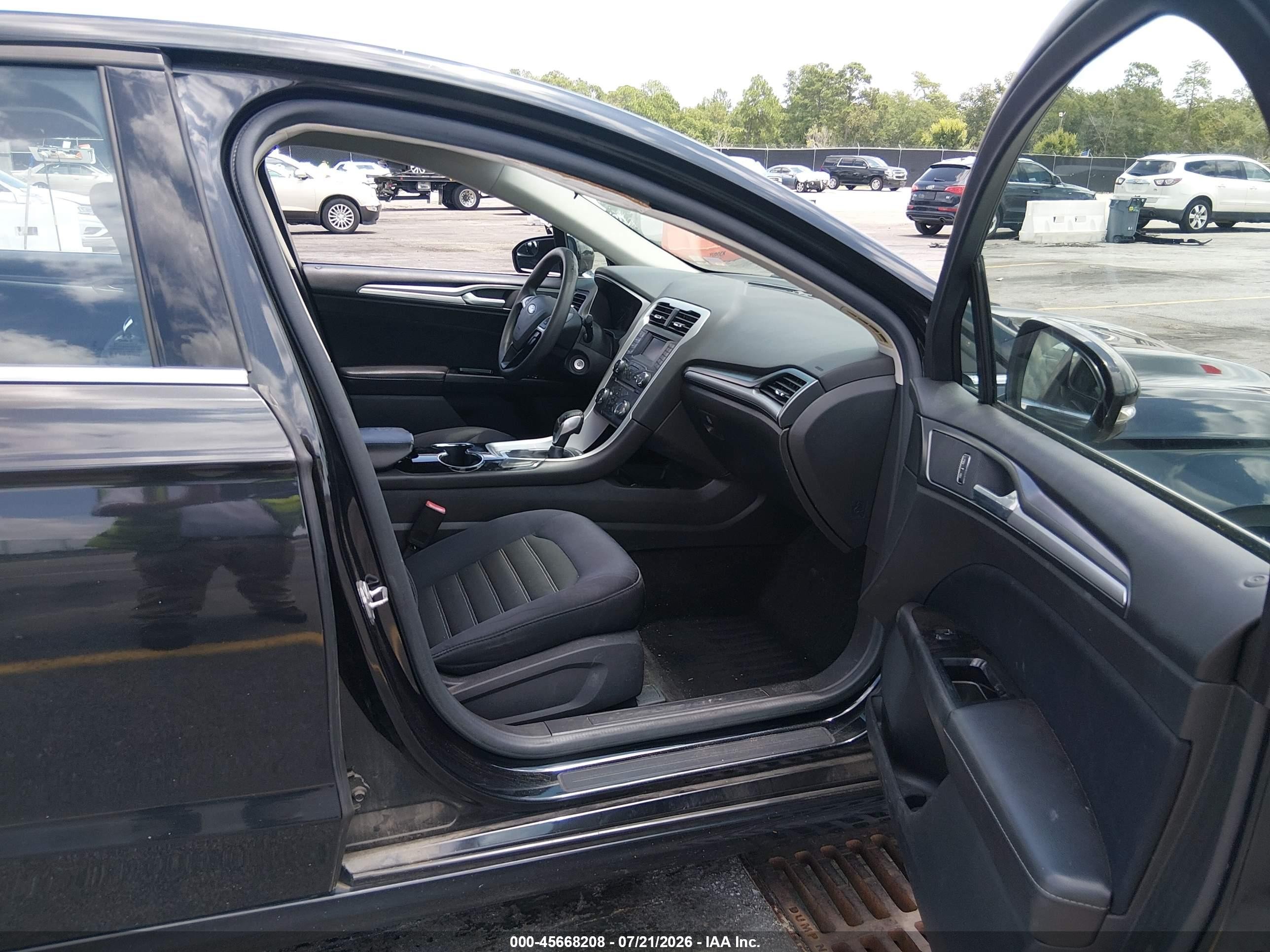 2014 Ford Fusion Se Black vin: 3FA6P0H78ER386865