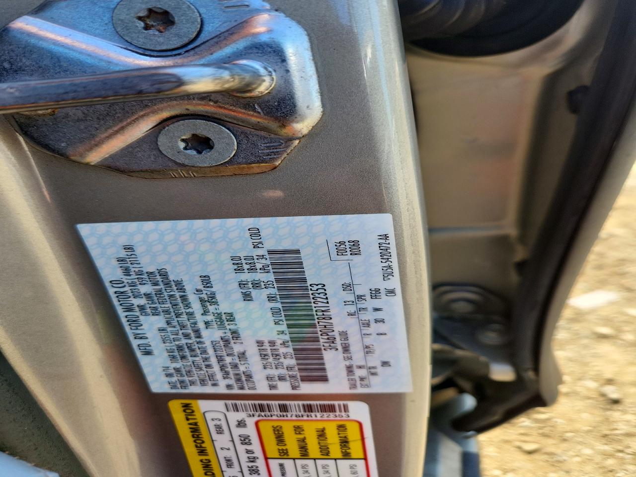 2015 Ford Fusion Se Желто-коричневый vin: 3FA6P0H78FR122353