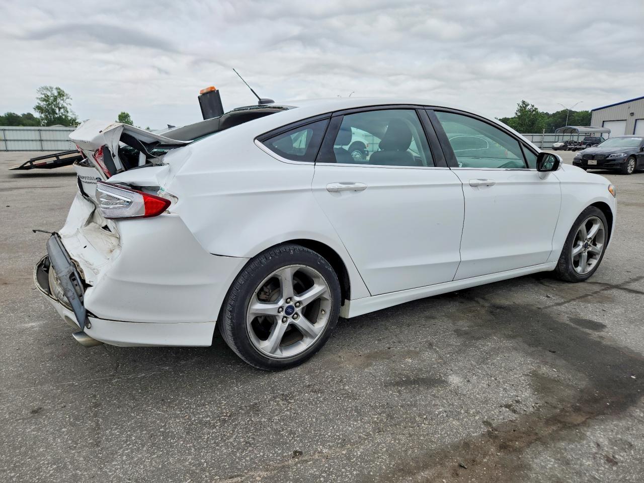 2015 Ford Fusion Se White vin: 3FA6P0H78FR166627