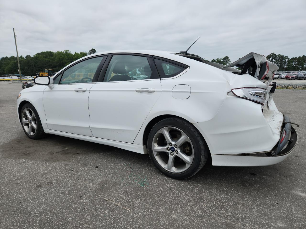 2015 Ford Fusion Se White vin: 3FA6P0H78FR166627