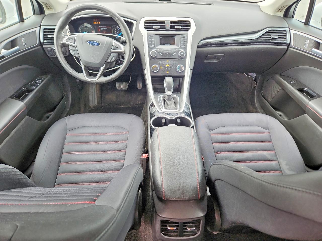 2015 Ford Fusion Se White vin: 3FA6P0H78FR166627