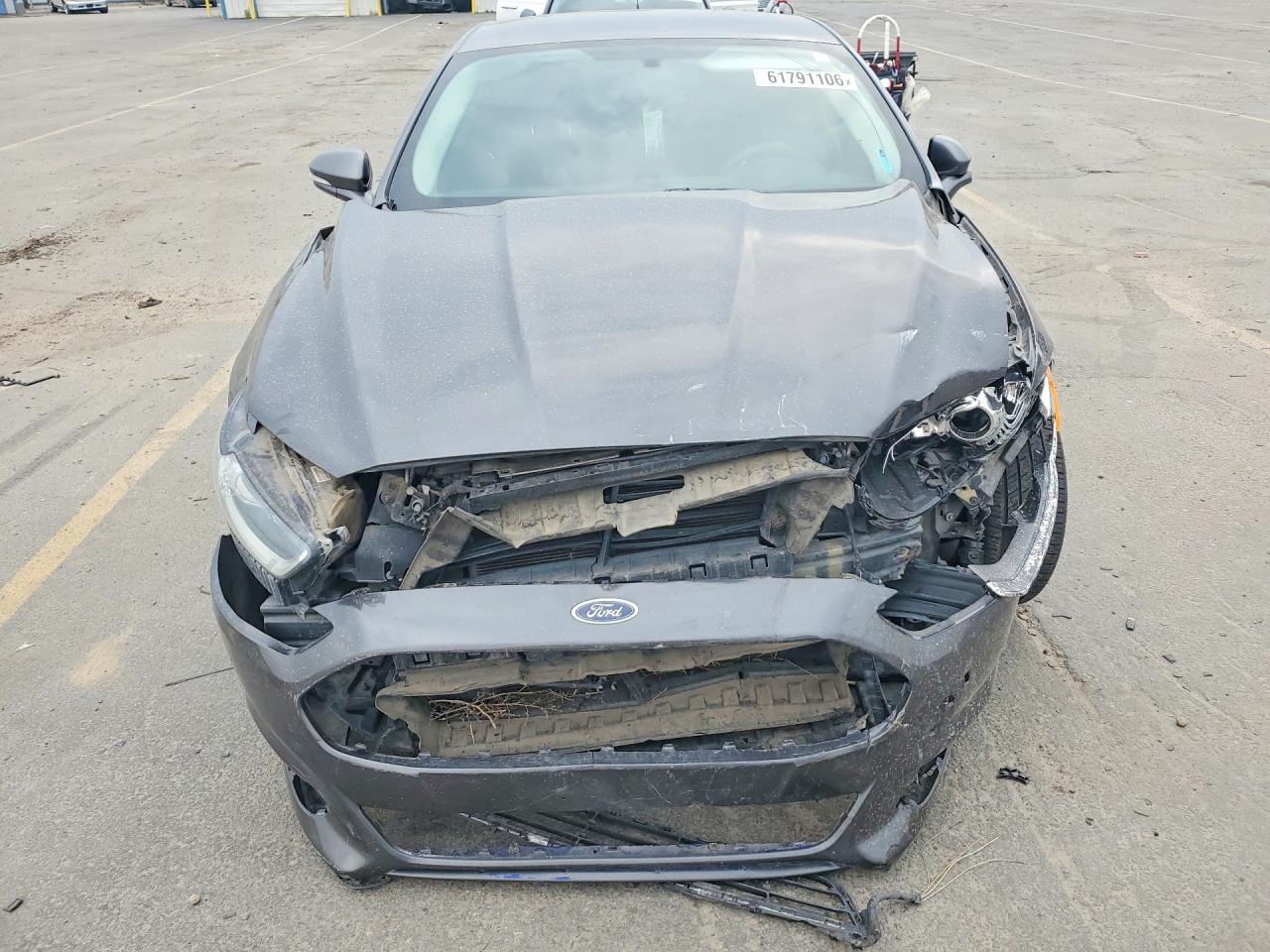 2015 Ford Fusion Se Gray vin: 3FA6P0H78FR182990