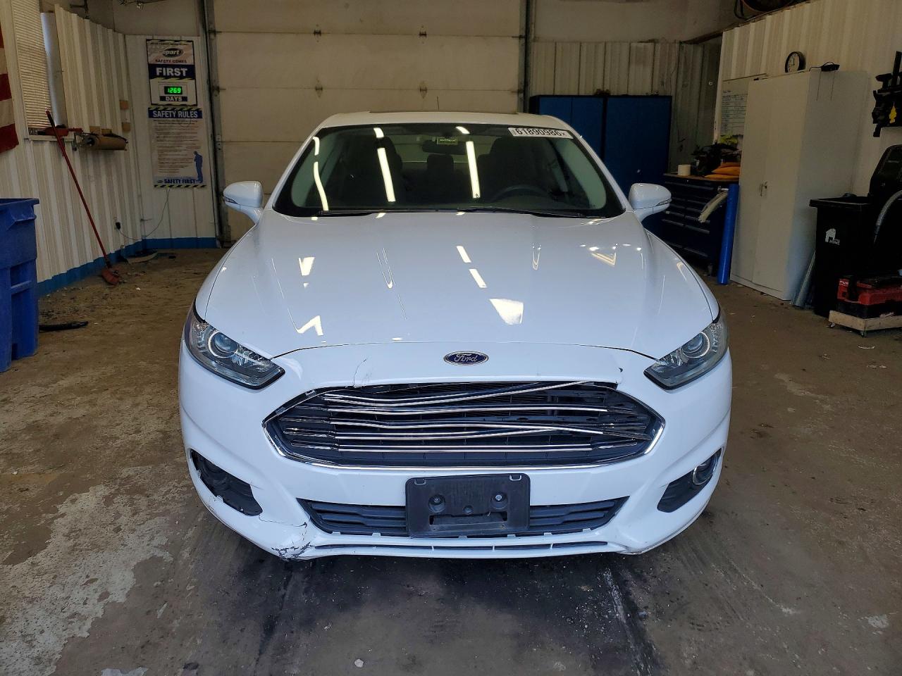 2015 Ford Fusion Se White vin: 3FA6P0H78FR188353