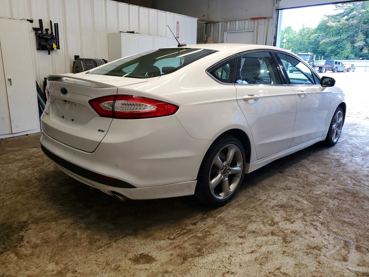 2015 Ford Fusion Se White vin: 3FA6P0H78FR188353