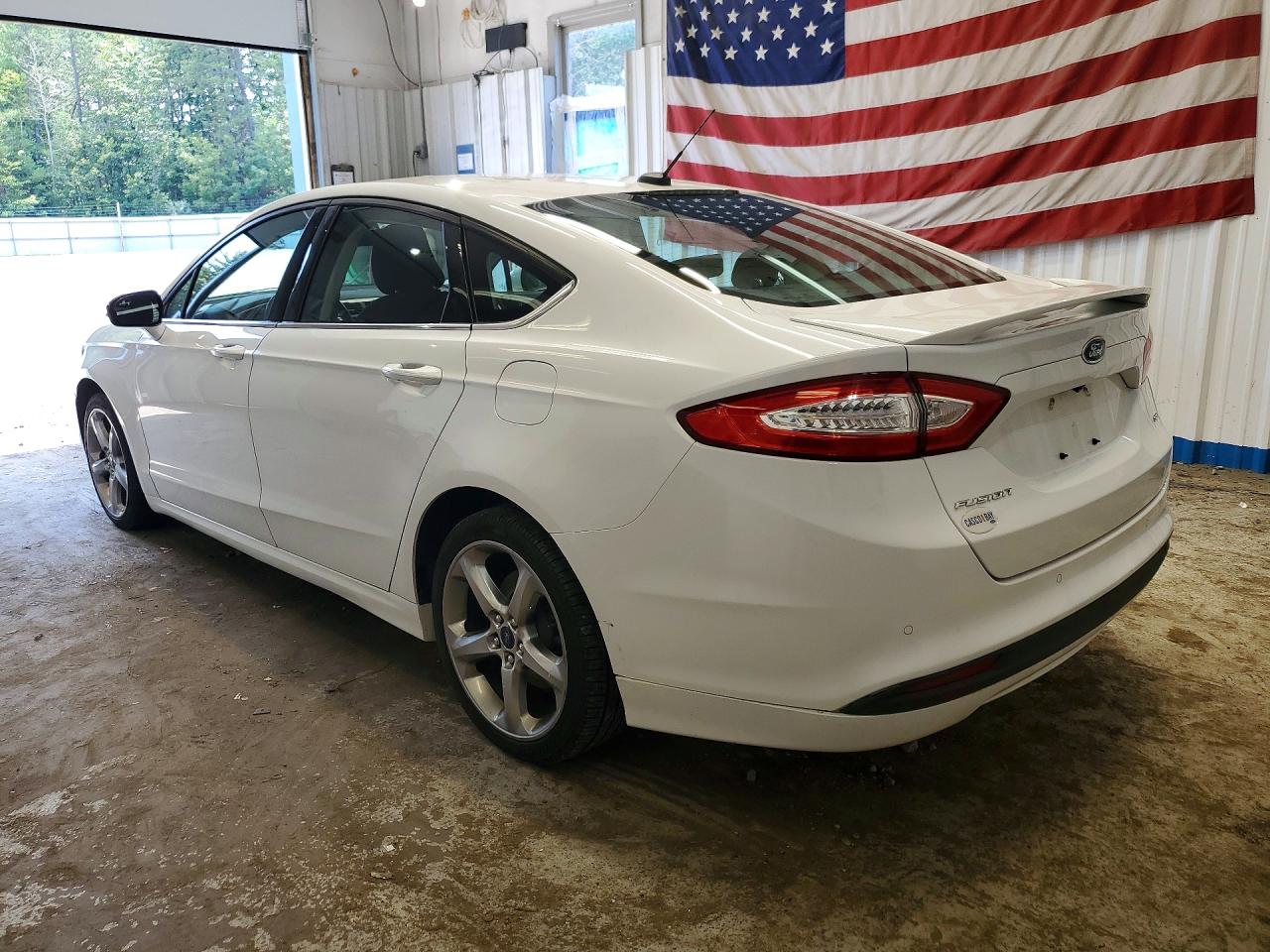 2015 Ford Fusion Se White vin: 3FA6P0H78FR188353