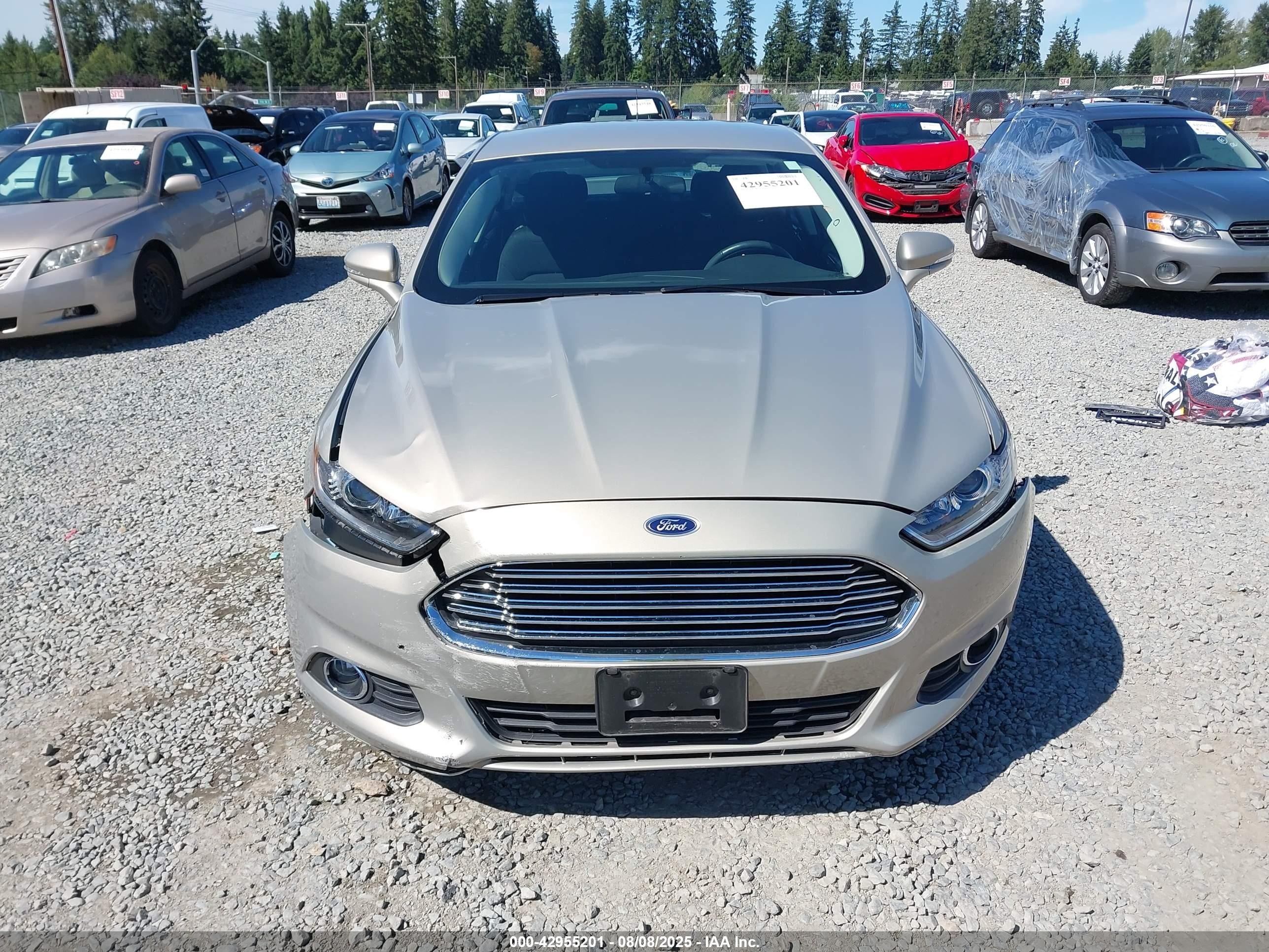 2015 Ford Fusion Se Tan vin: 3FA6P0H78FR196100