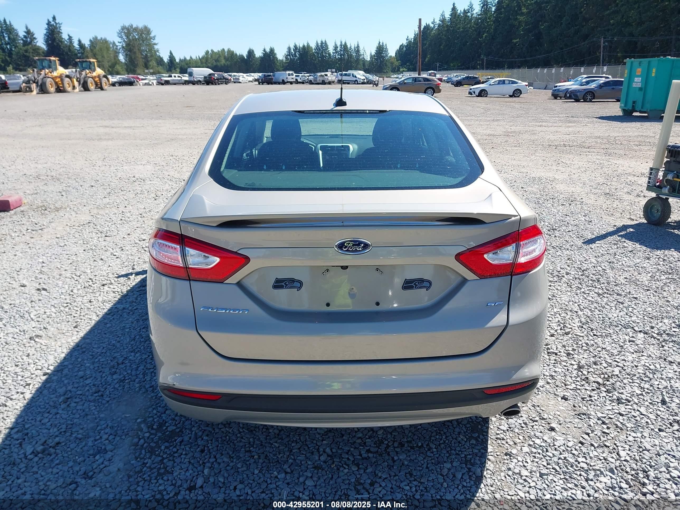2015 Ford Fusion Se Tan vin: 3FA6P0H78FR196100