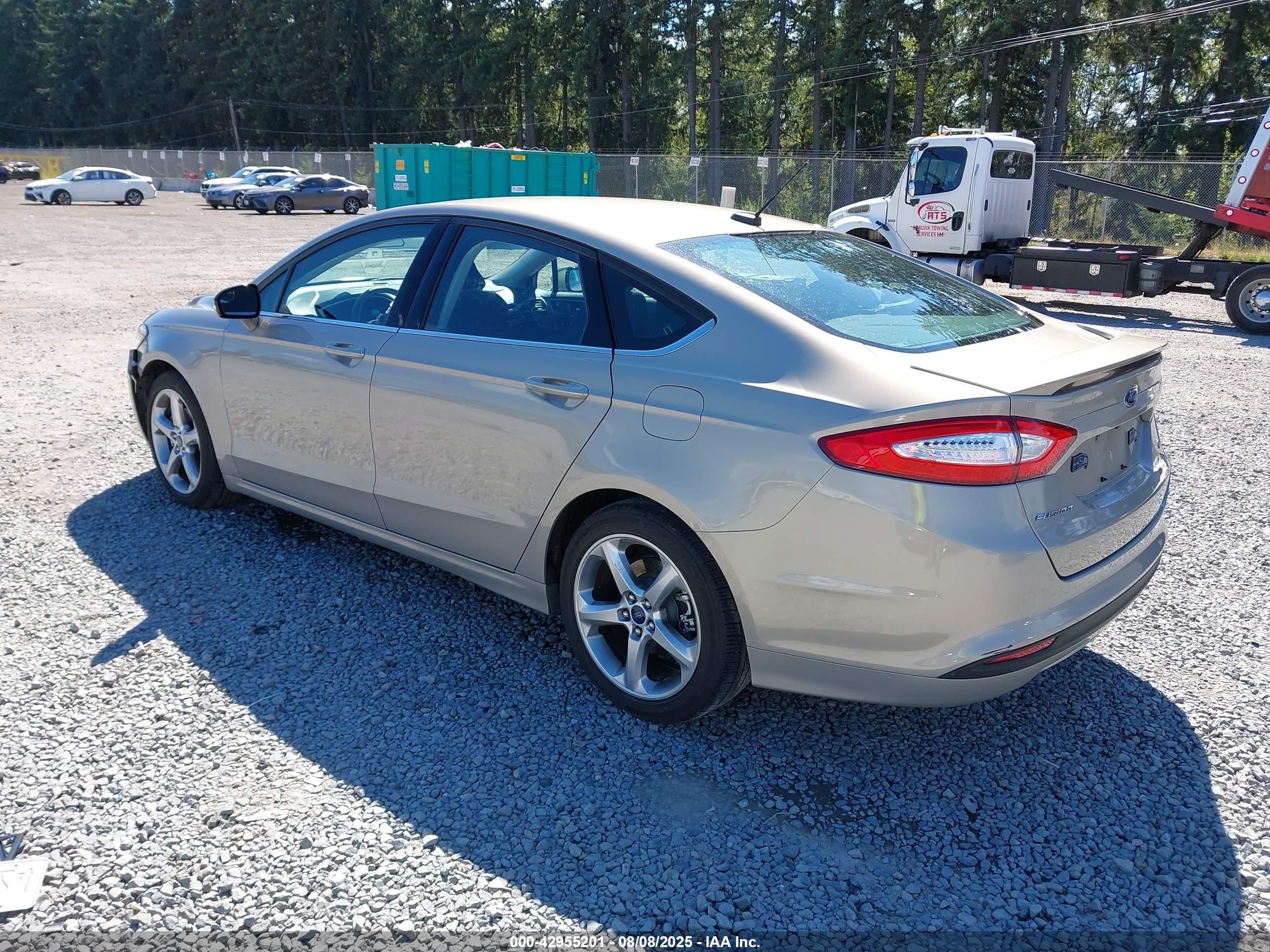 2015 Ford Fusion Se Tan vin: 3FA6P0H78FR196100