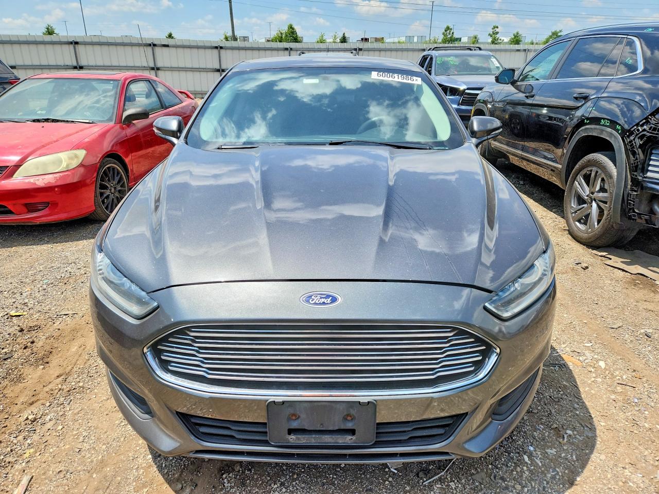 2015 Ford Fusion Se Gray vin: 3FA6P0H78FR203675