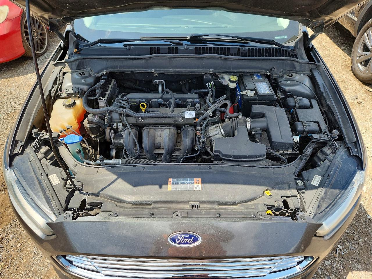 2015 Ford Fusion Se Gray vin: 3FA6P0H78FR203675