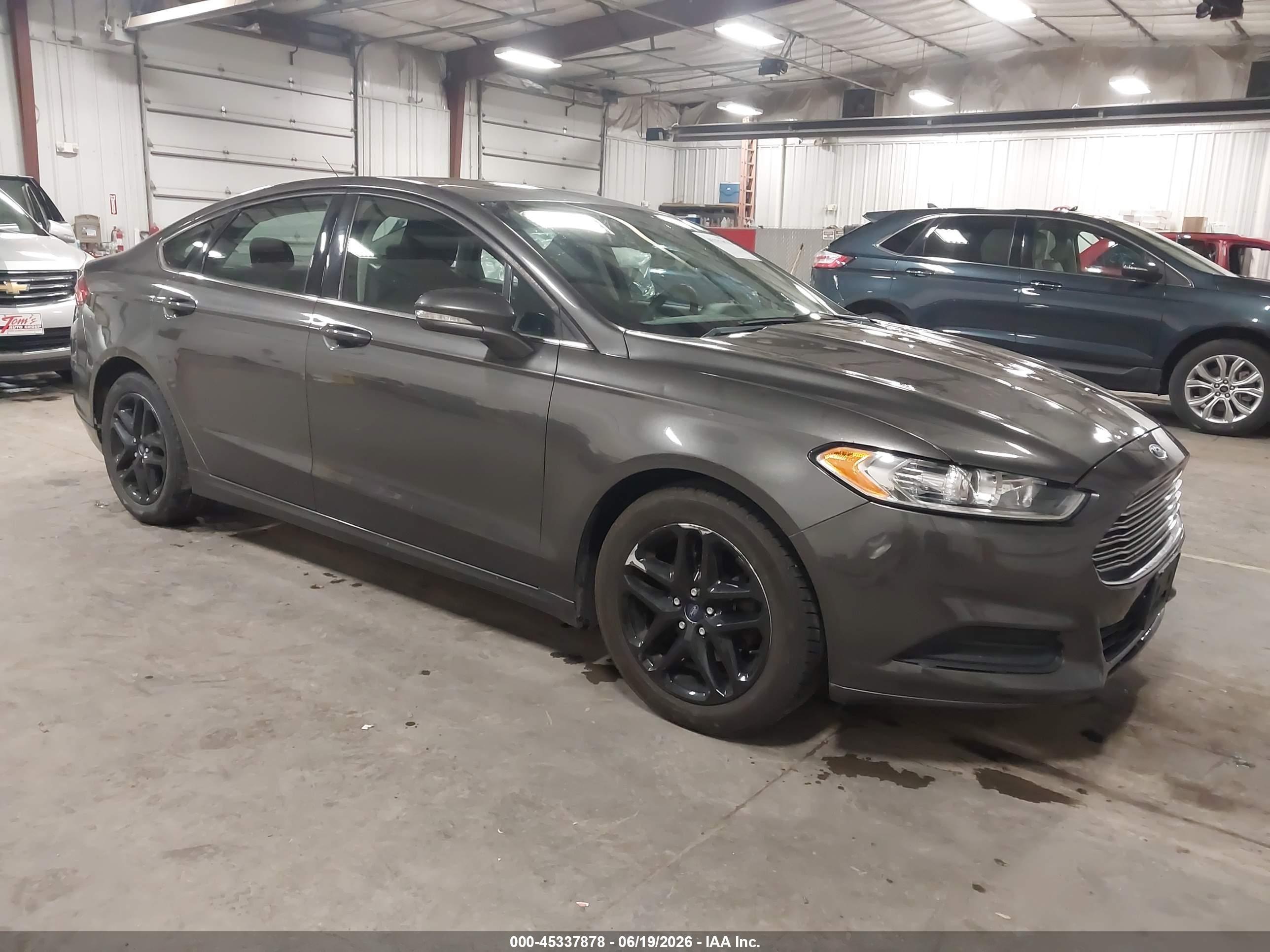 2015 Ford Fusion Se Gray vin: 3FA6P0H78FR221030