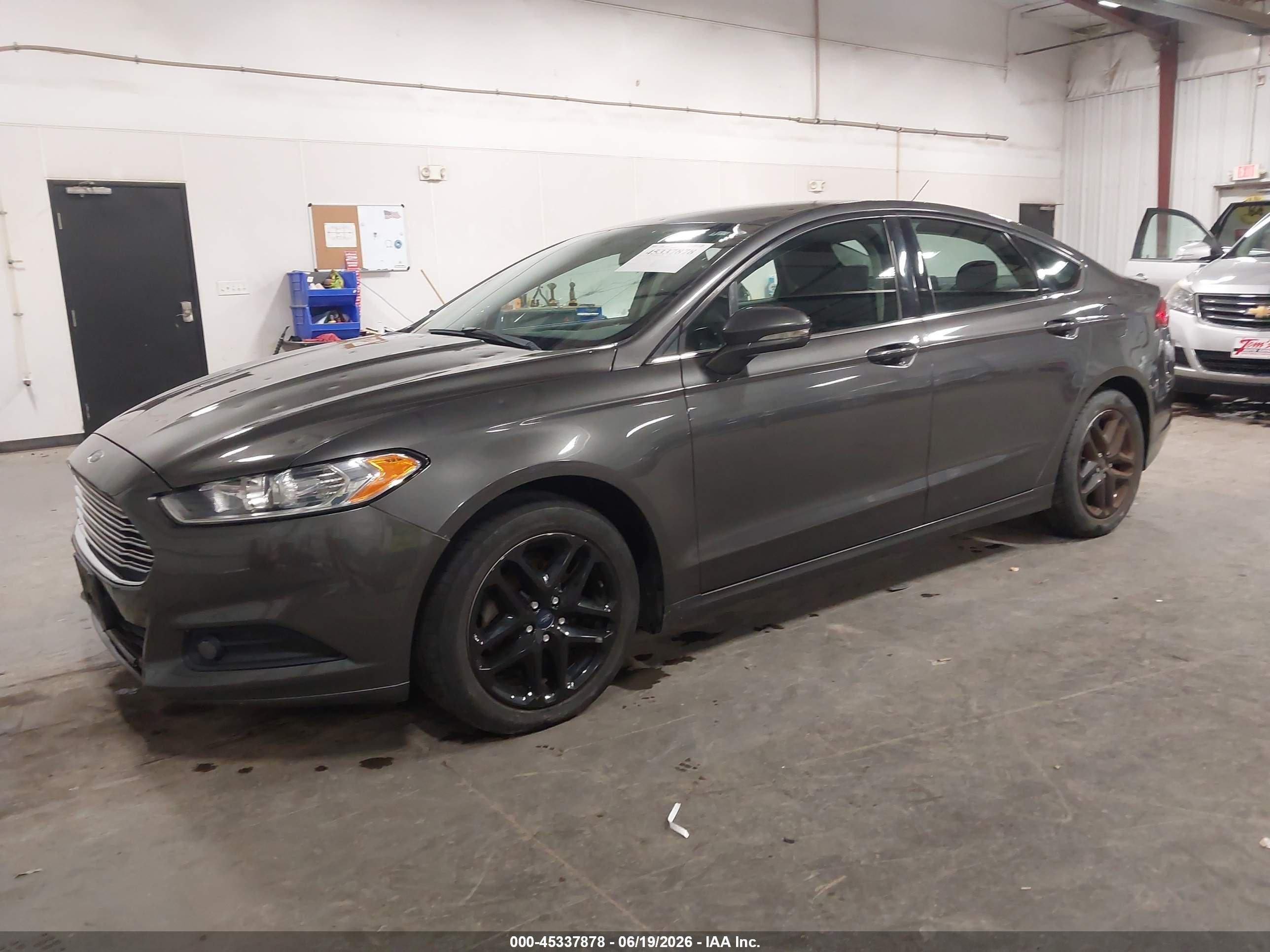2015 Ford Fusion Se Gray vin: 3FA6P0H78FR221030