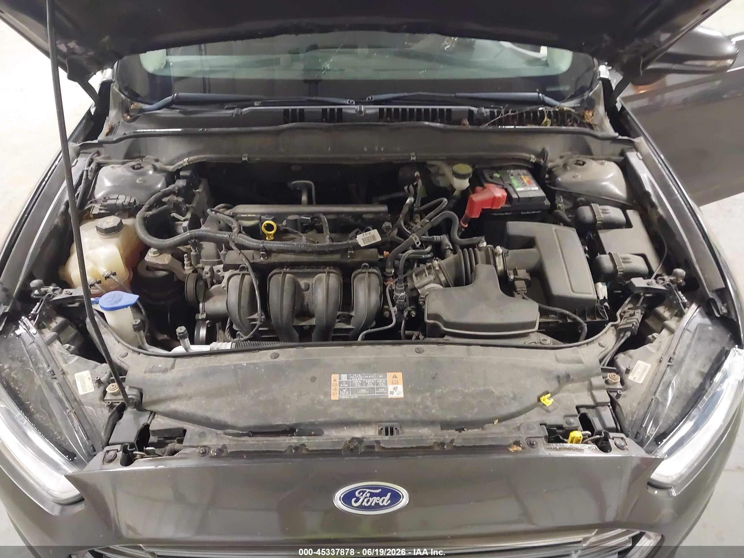 2015 Ford Fusion Se Gray vin: 3FA6P0H78FR221030