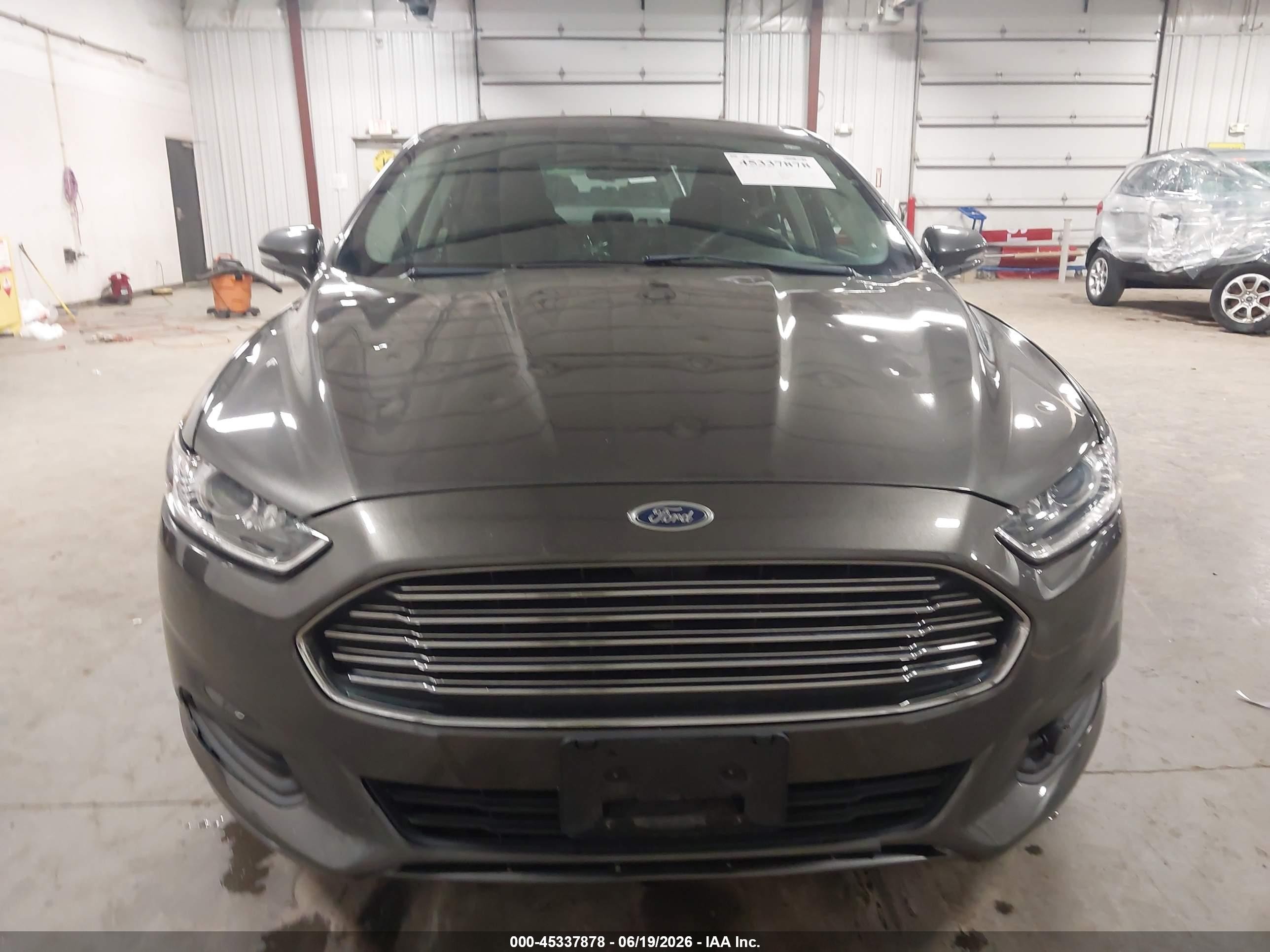 2015 Ford Fusion Se Gray vin: 3FA6P0H78FR221030