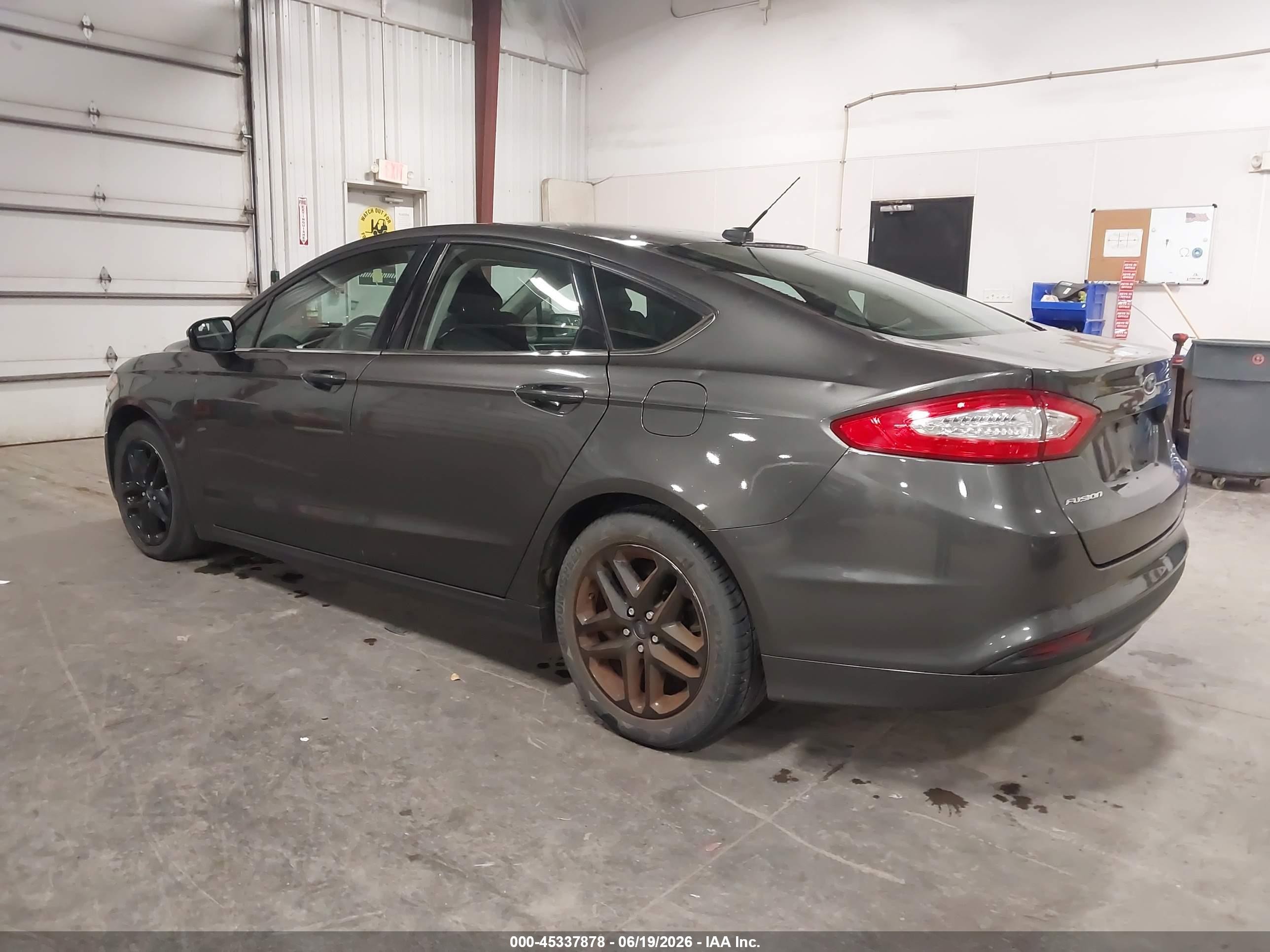 2015 Ford Fusion Se Gray vin: 3FA6P0H78FR221030