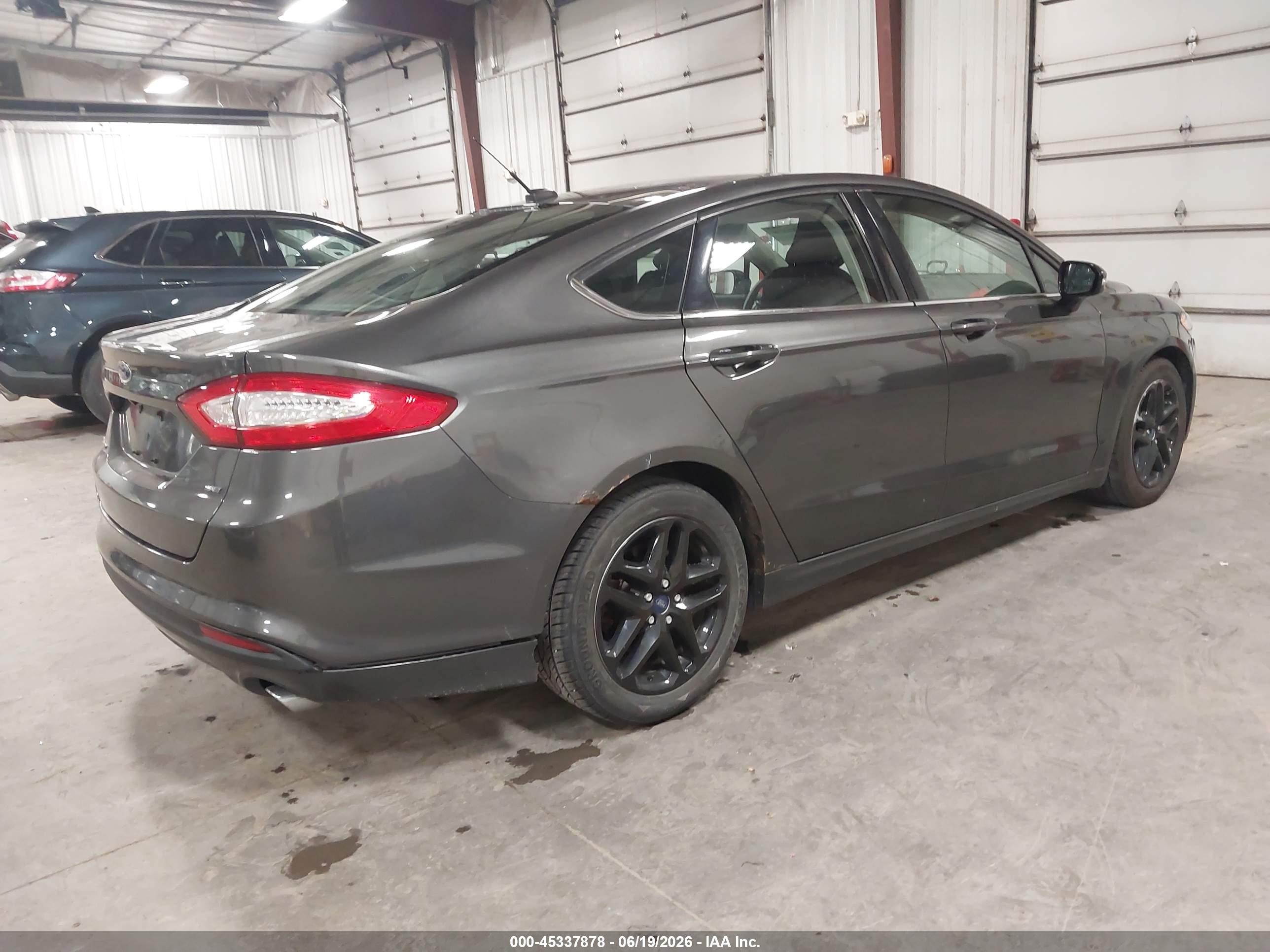 2015 Ford Fusion Se Gray vin: 3FA6P0H78FR221030