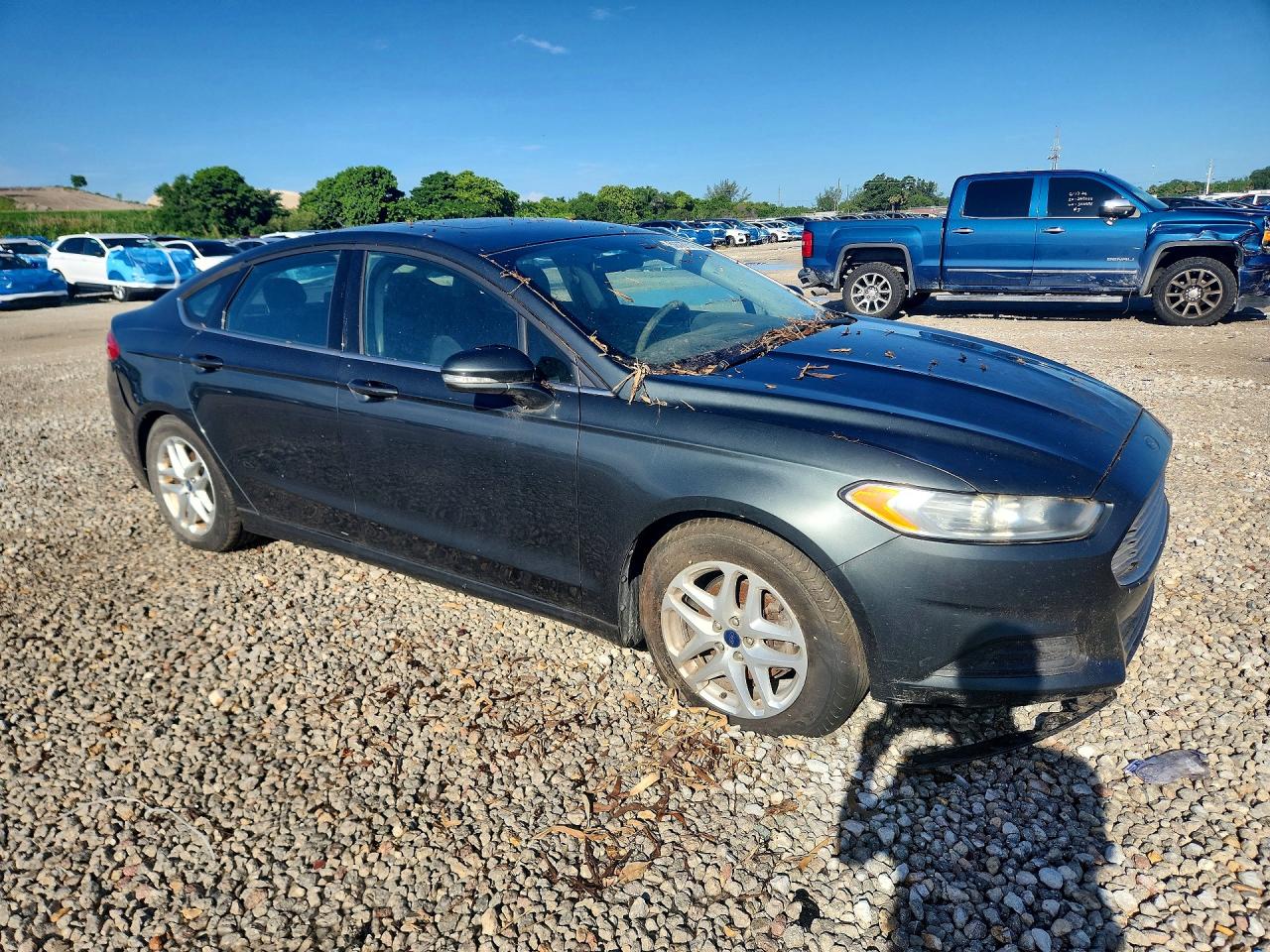 2015 Ford Fusion Se Gray vin: 3FA6P0H78FR227376