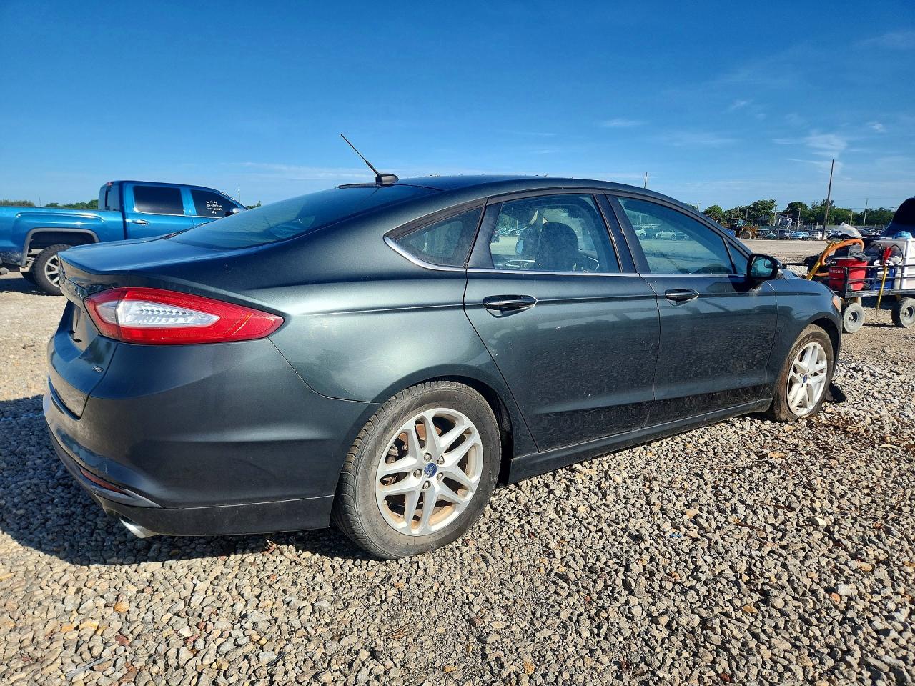 2015 Ford Fusion Se Gray vin: 3FA6P0H78FR227376