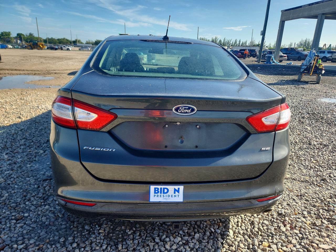 2015 Ford Fusion Se Gray vin: 3FA6P0H78FR227376