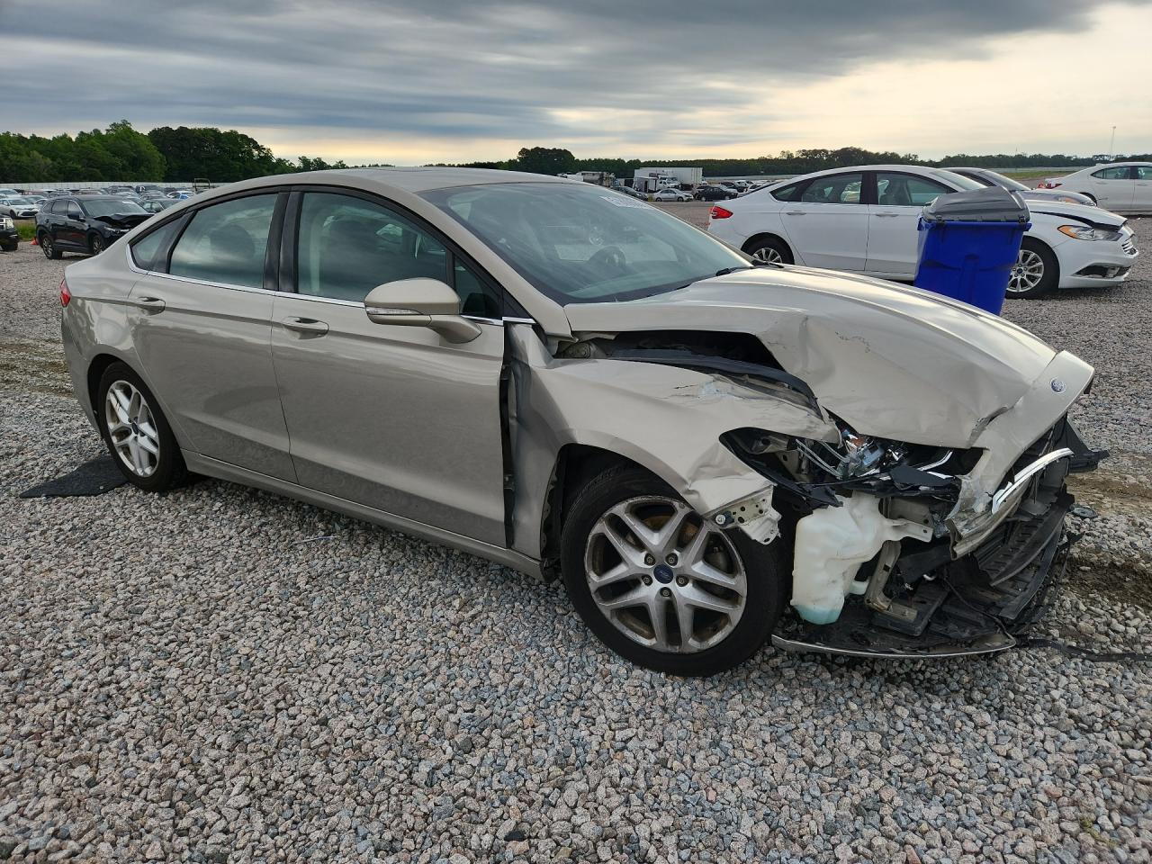 2015 Ford Fusion Se Cream vin: 3FA6P0H78FR231184