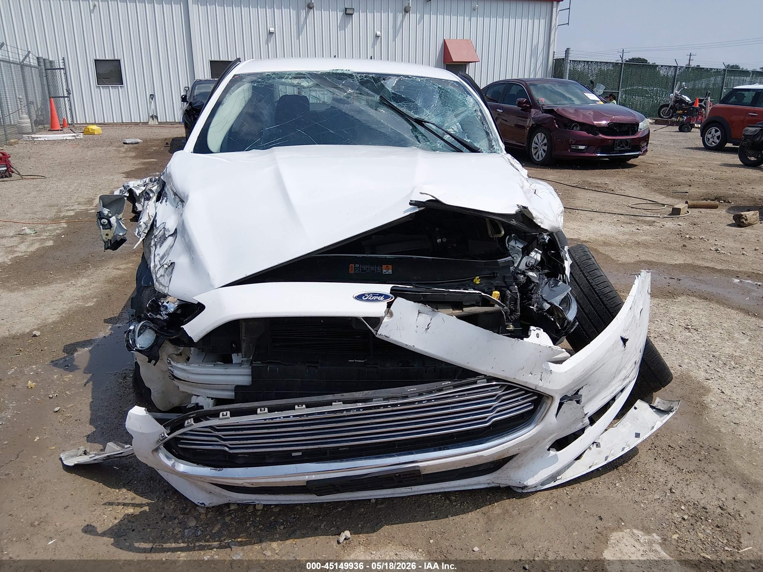2015 Ford Fusion Se Белый vin: 3FA6P0H78FR231640