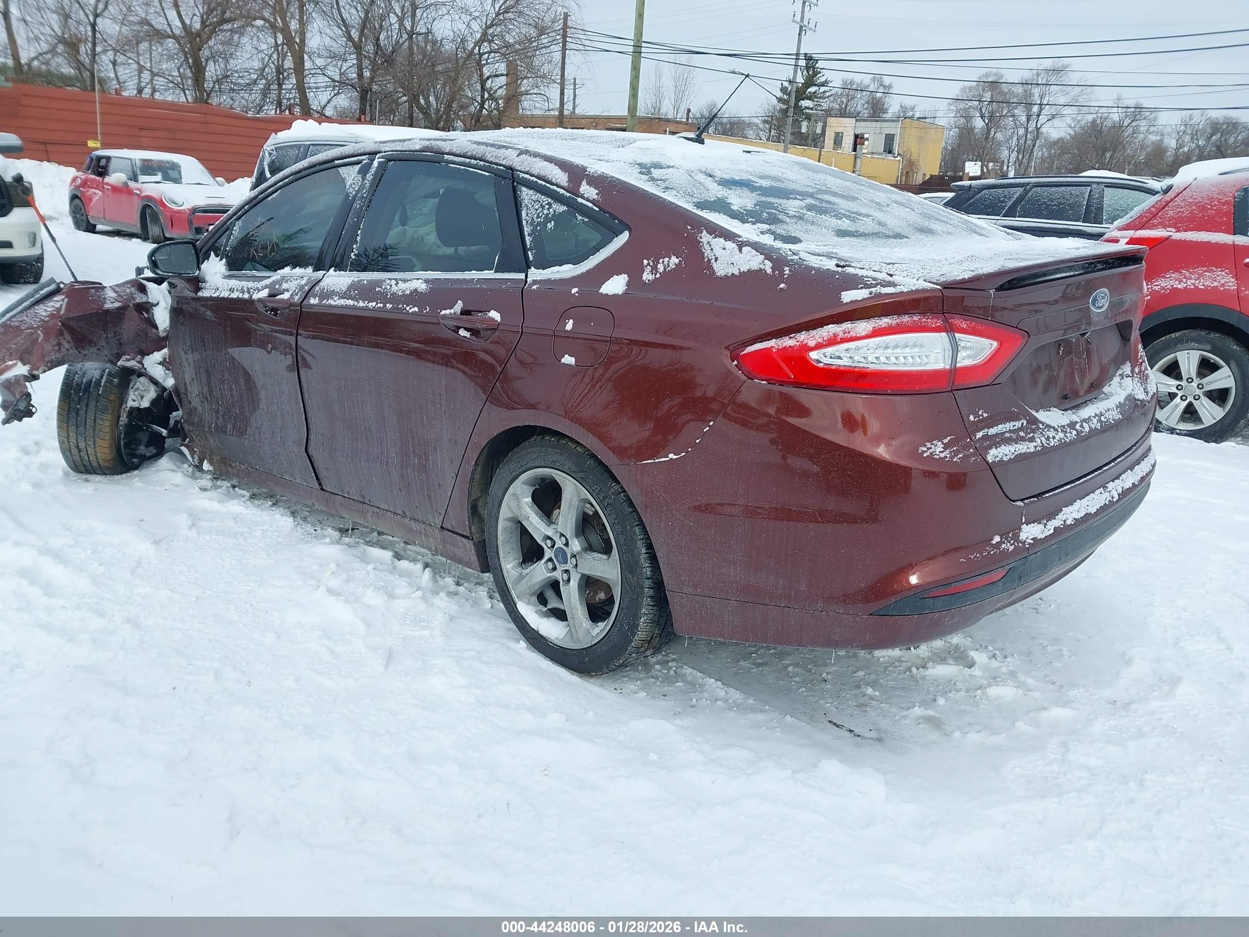 2015 Ford Fusion Se Brown vin: 3FA6P0H78FR232464