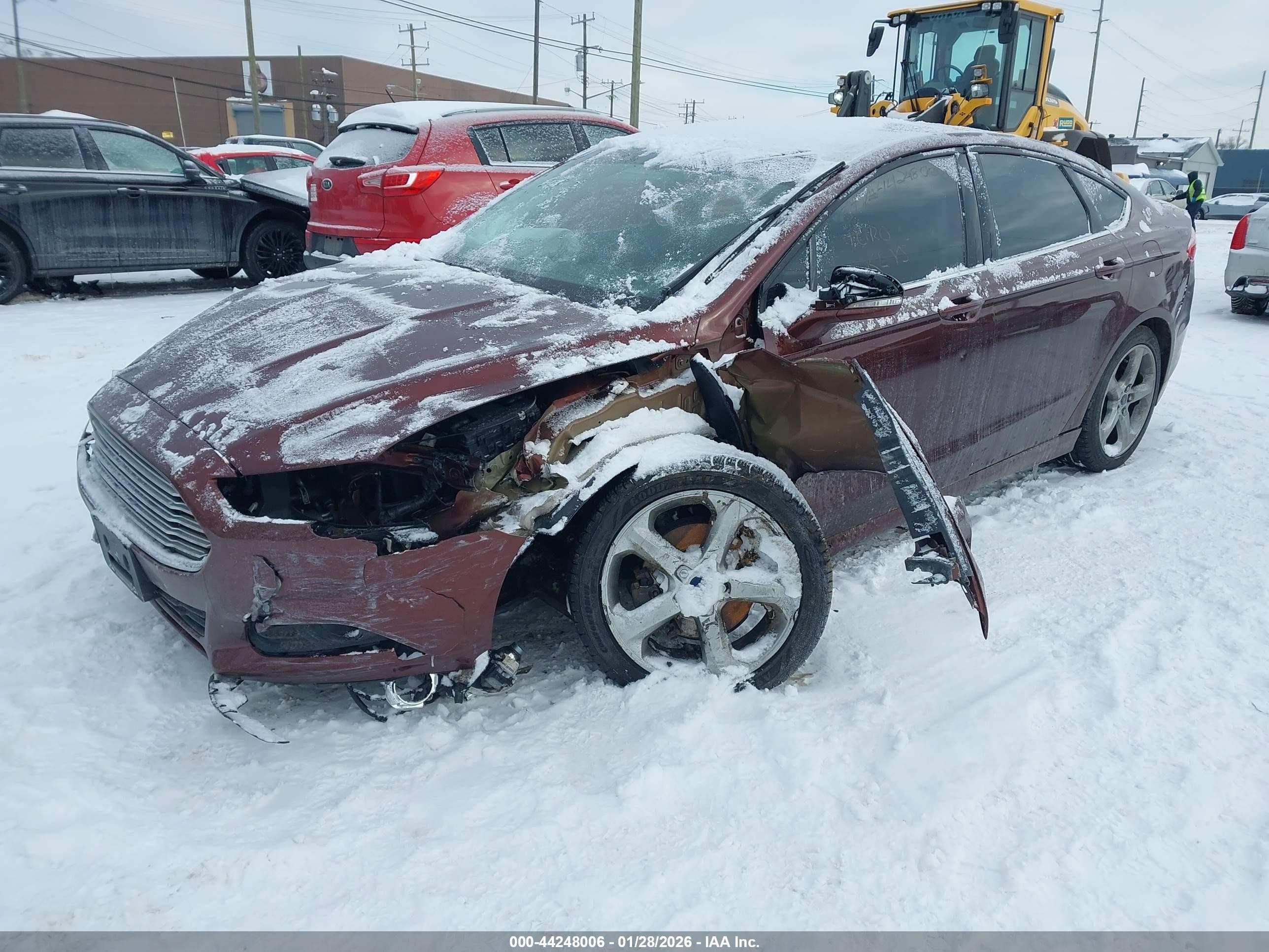 2015 Ford Fusion Se Brown vin: 3FA6P0H78FR232464