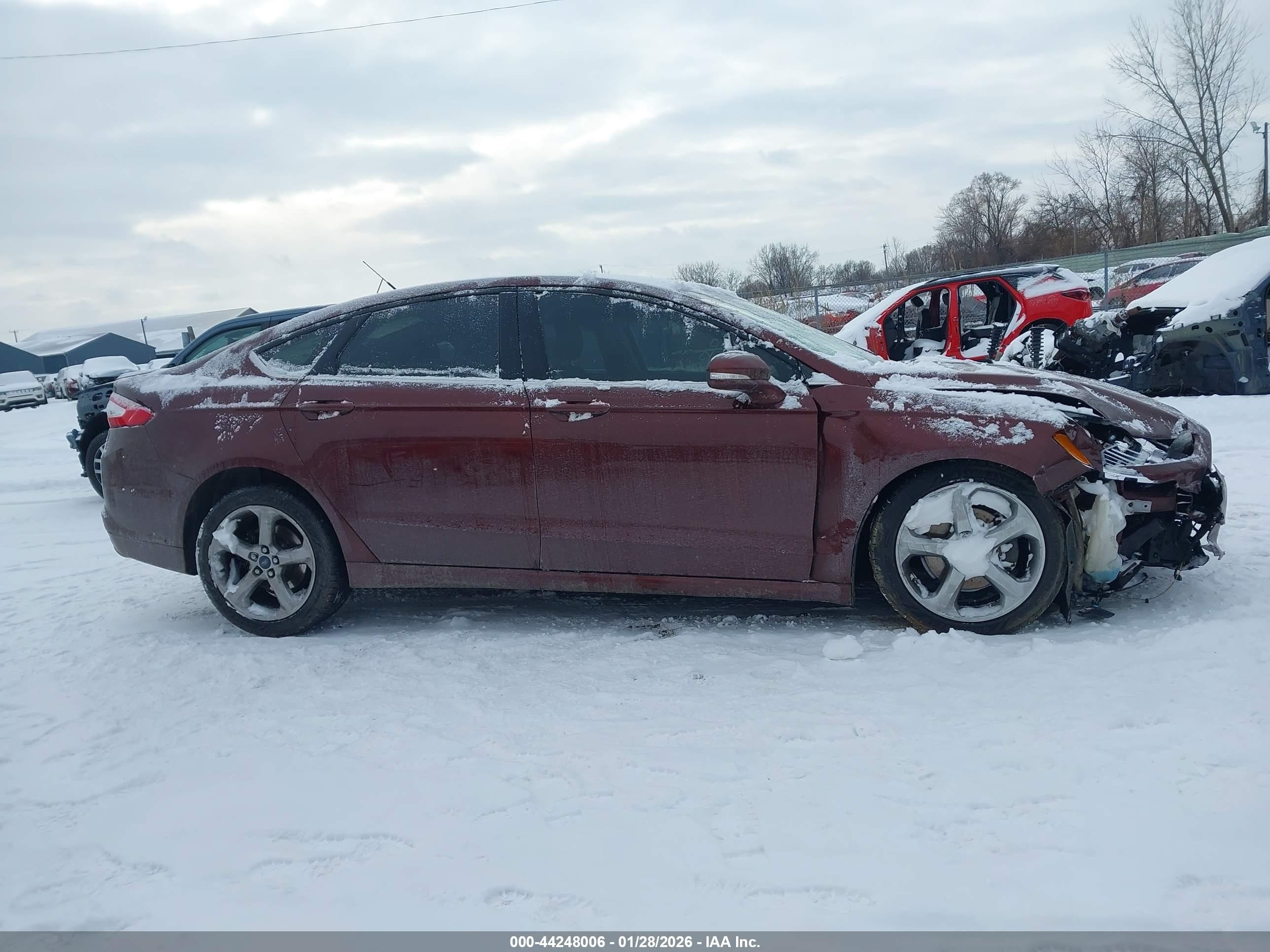 2015 Ford Fusion Se Brown vin: 3FA6P0H78FR232464