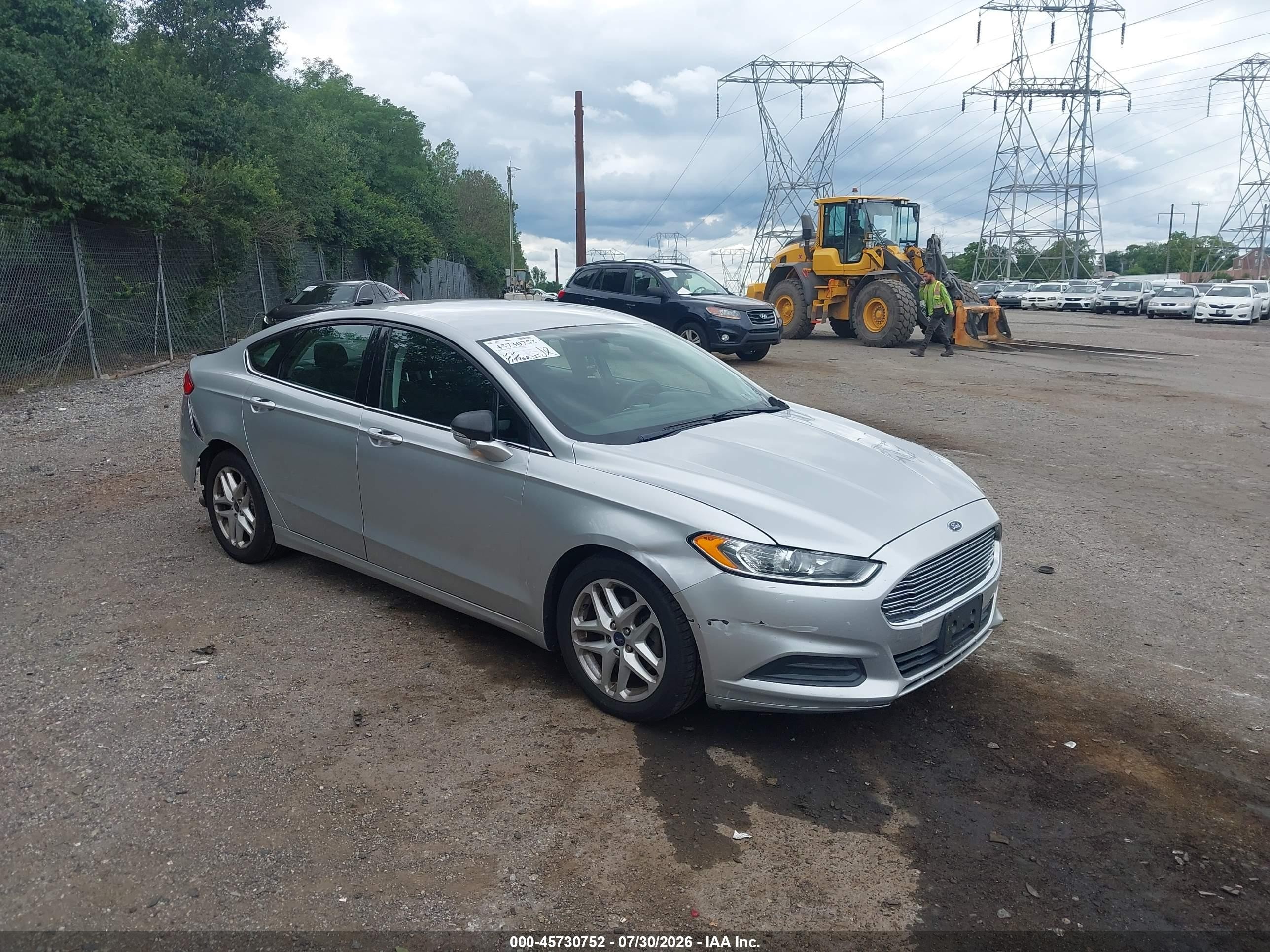 2015 Ford Fusion Se Silver vin: 3FA6P0H78FR241309