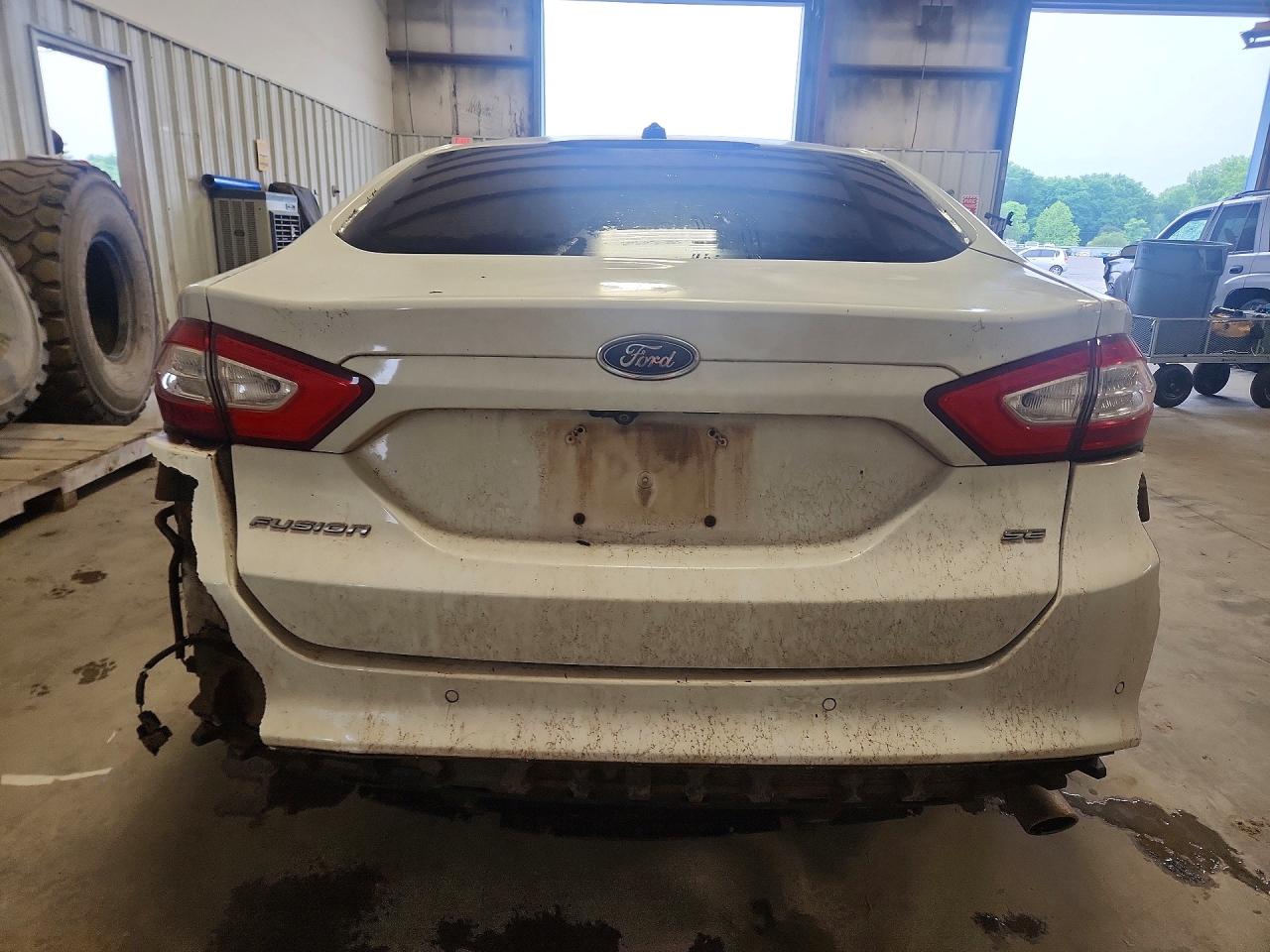 2015 Ford Fusion Se White vin: 3FA6P0H78FR265156