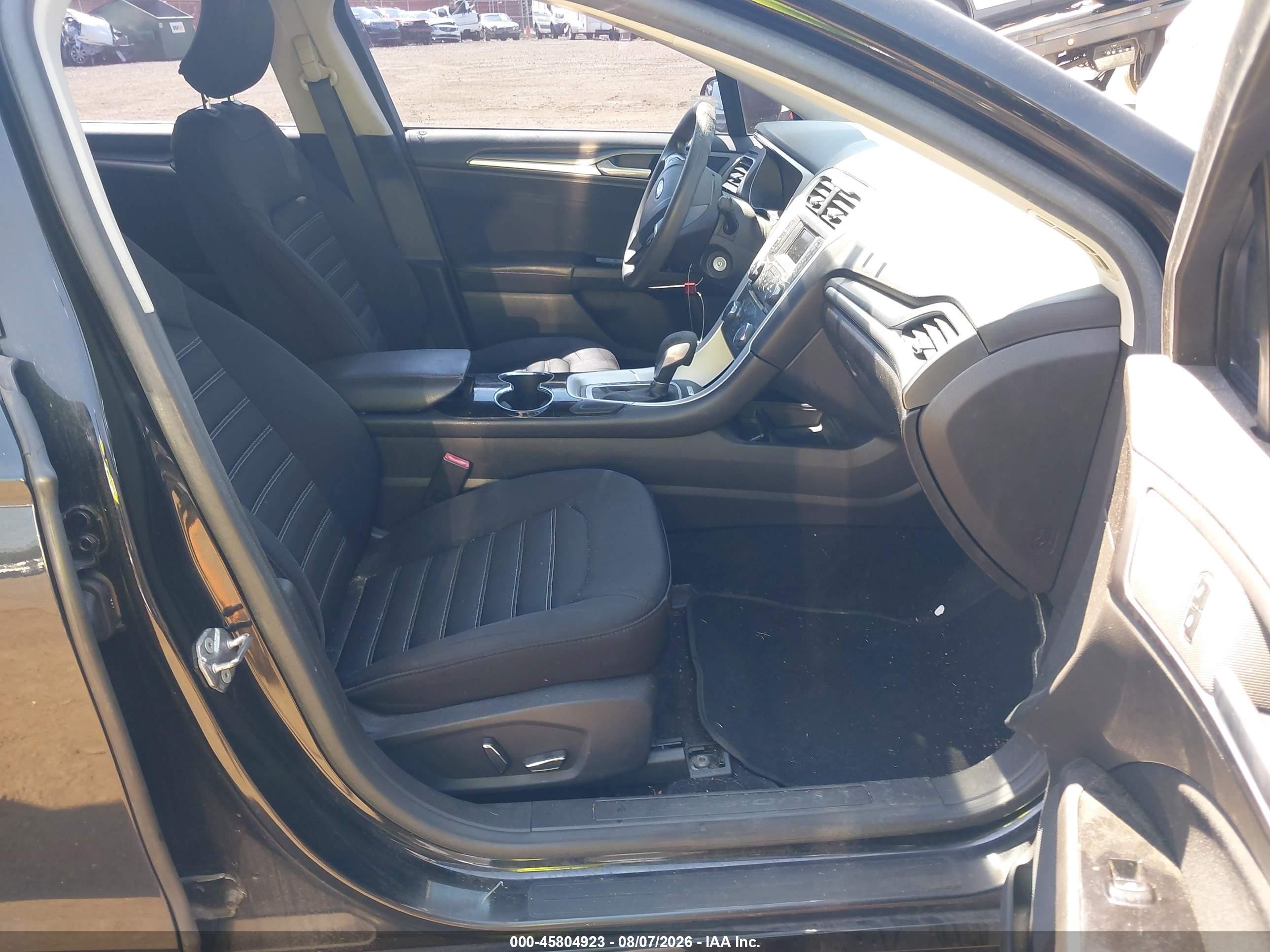 2015 Ford Fusion Se Black vin: 3FA6P0H78FR272740
