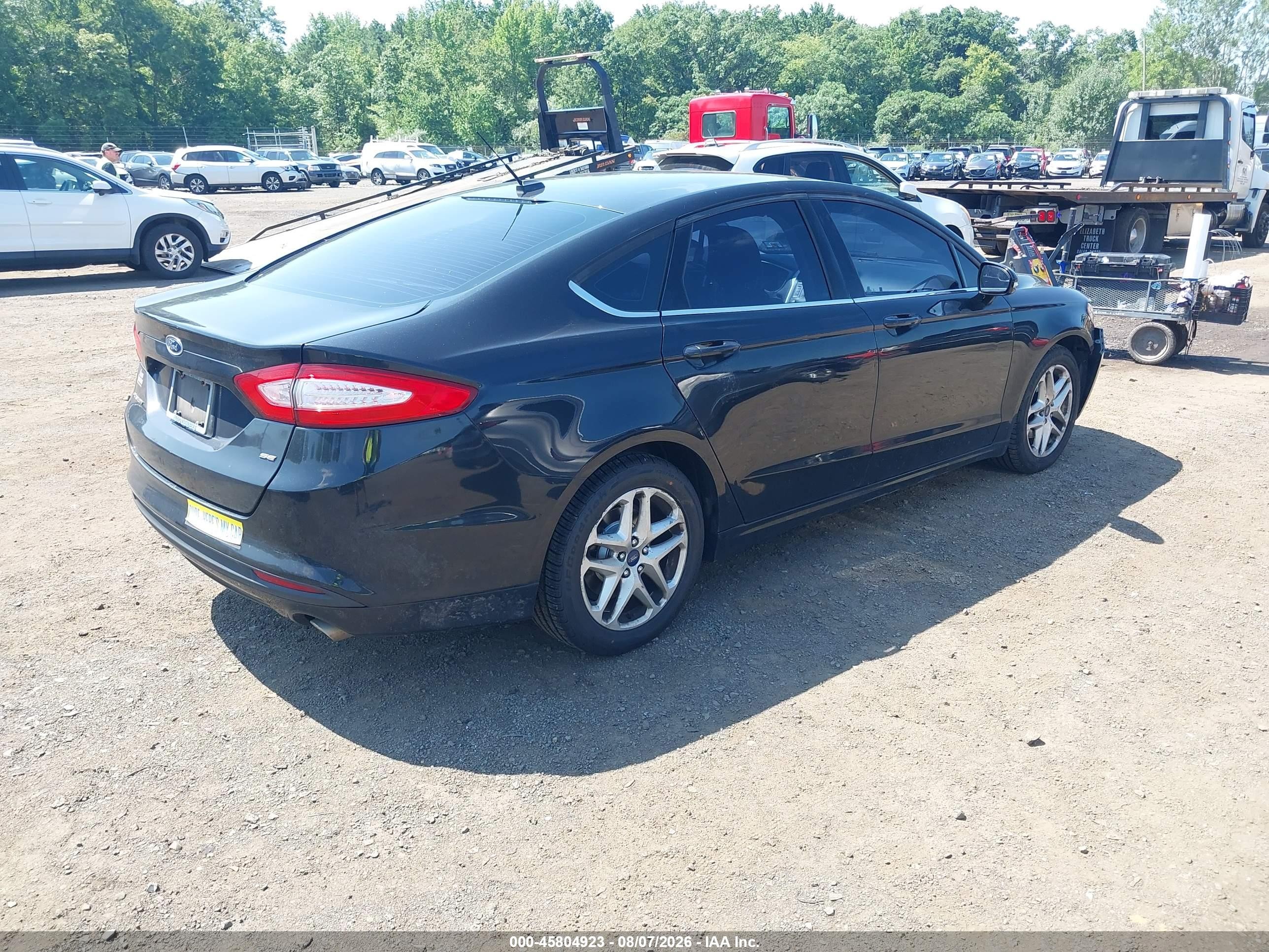 2015 Ford Fusion Se Black vin: 3FA6P0H78FR272740