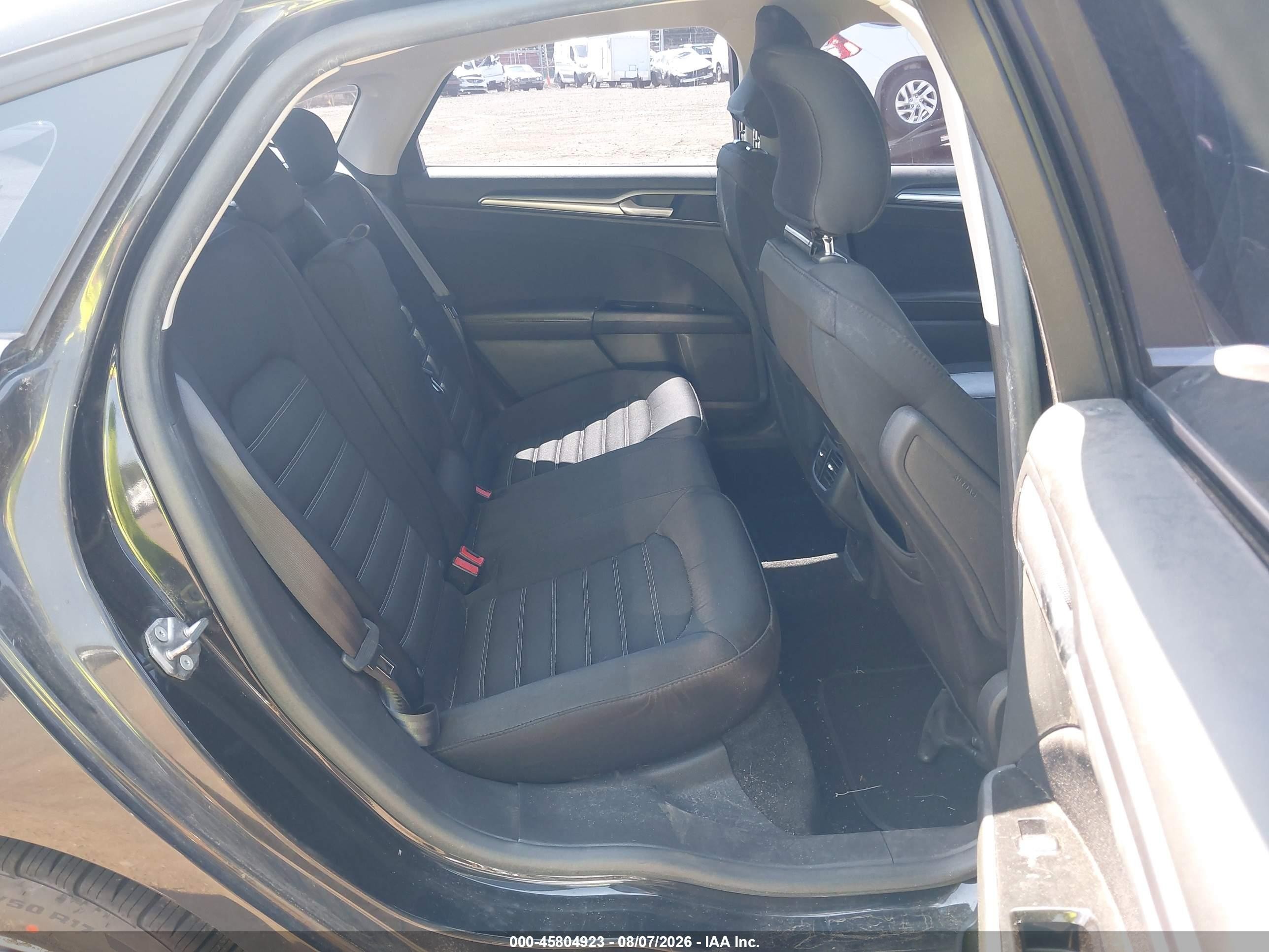 2015 Ford Fusion Se Black vin: 3FA6P0H78FR272740