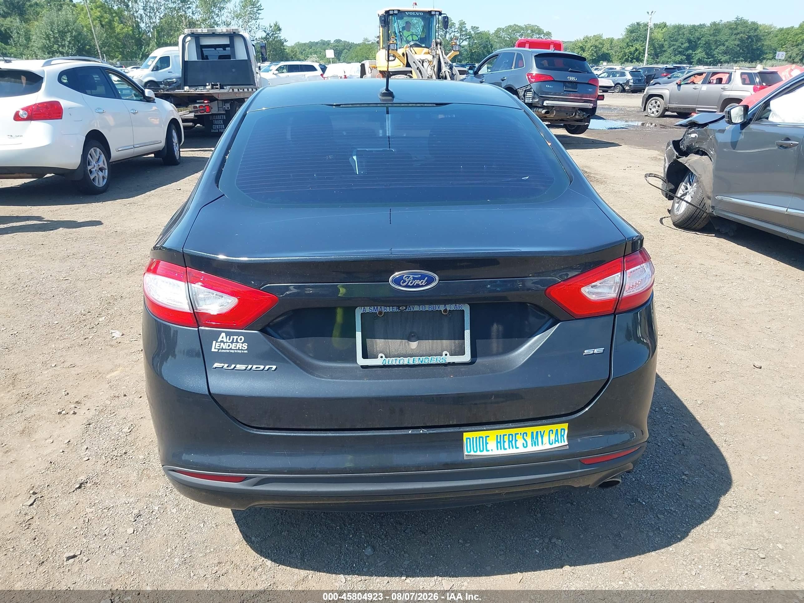 2015 Ford Fusion Se Black vin: 3FA6P0H78FR272740