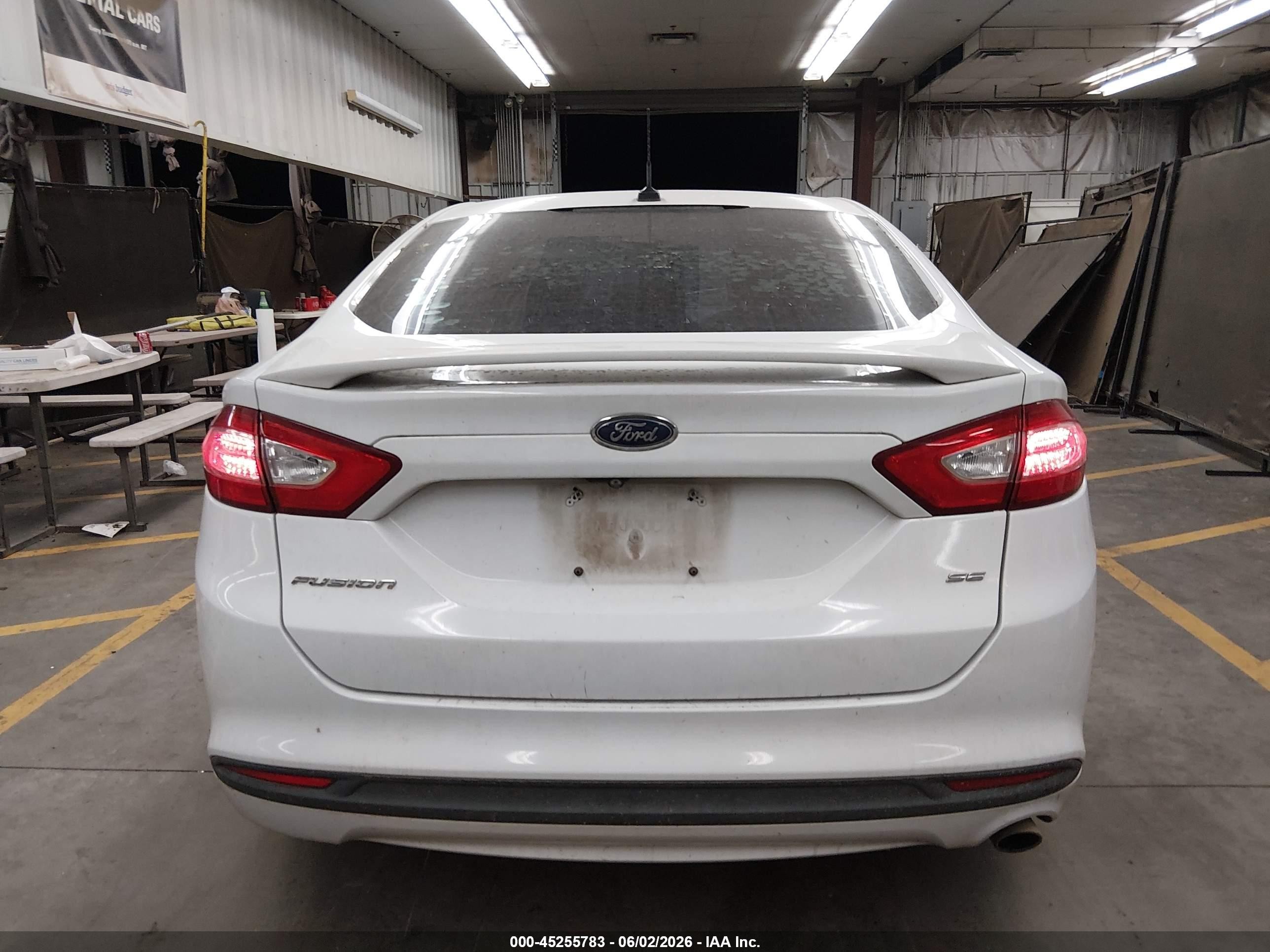 2015 Ford Fusion Se White vin: 3FA6P0H78FR304618