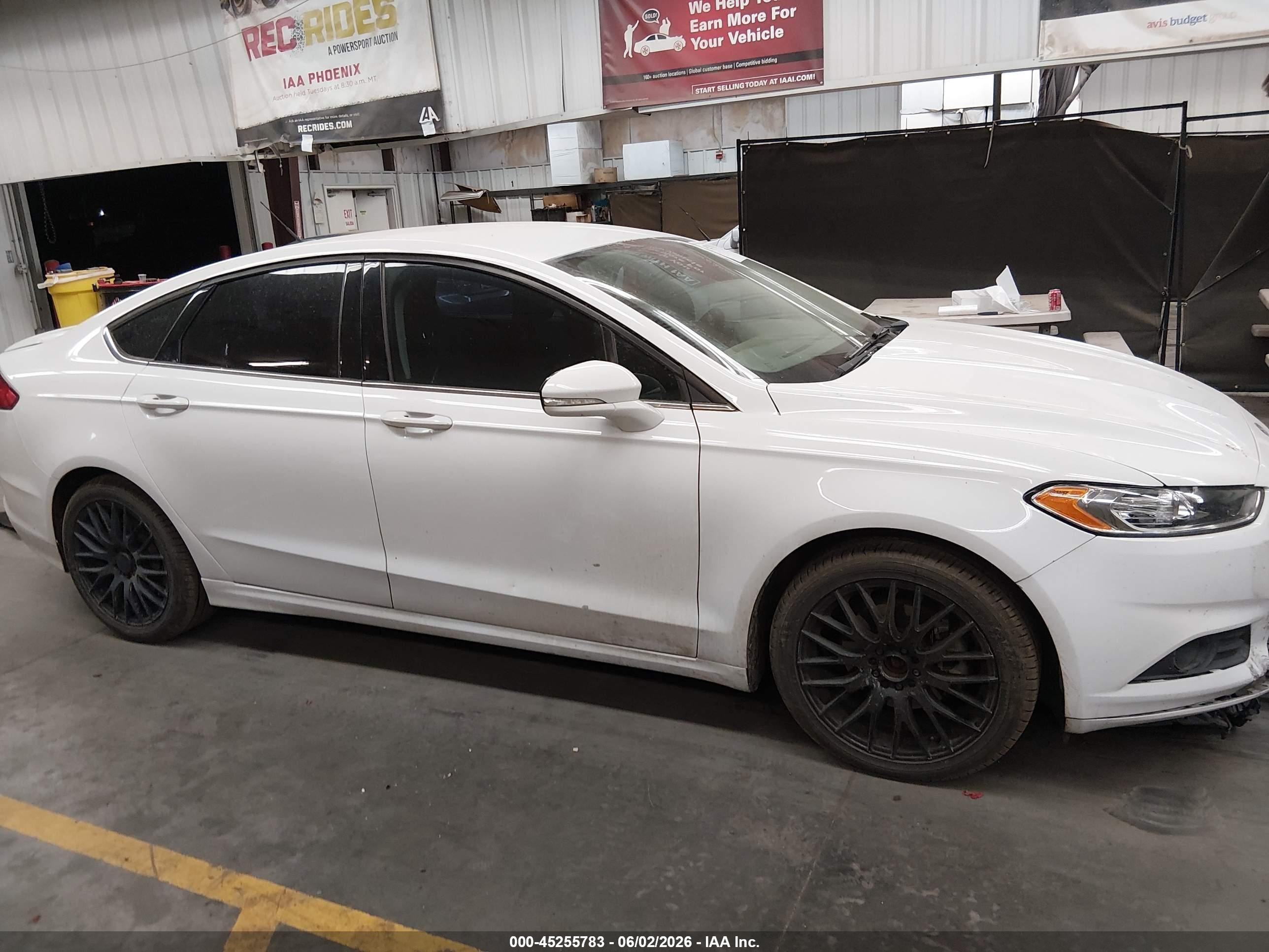 2015 Ford Fusion Se White vin: 3FA6P0H78FR304618