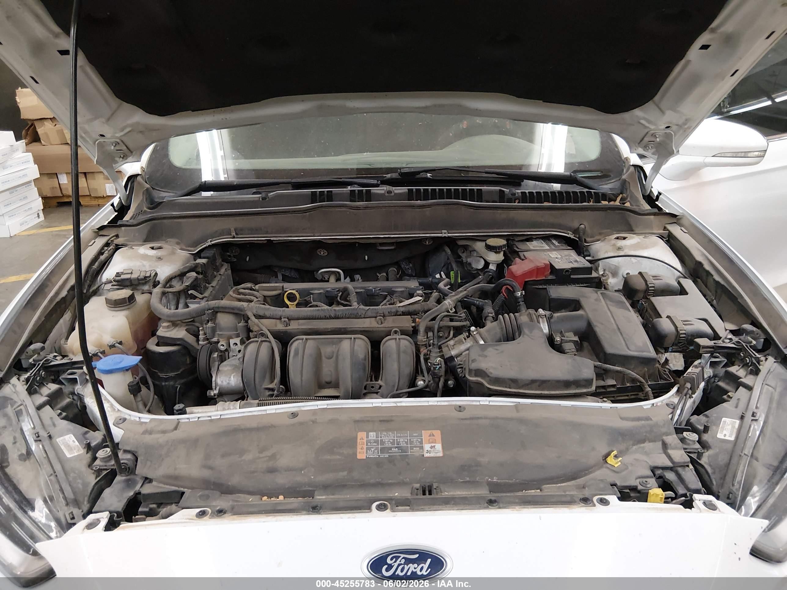 2015 Ford Fusion Se White vin: 3FA6P0H78FR304618