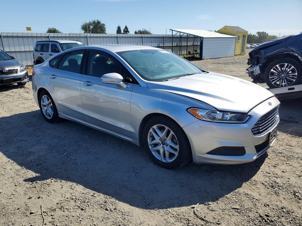 2016 Ford Fusion Se Silver vin: 3FA6P0H78GR175247