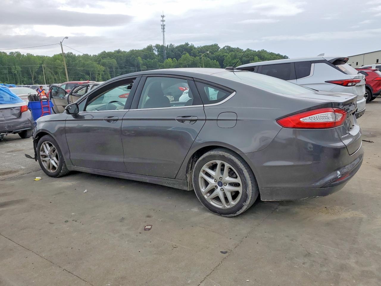 2016 Ford Fusion Se Gray vin: 3FA6P0H78GR207520