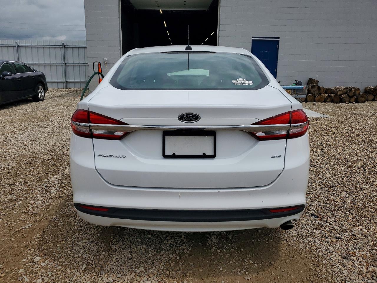 2017 Ford Fusion Se White vin: 3FA6P0H78HR168302
