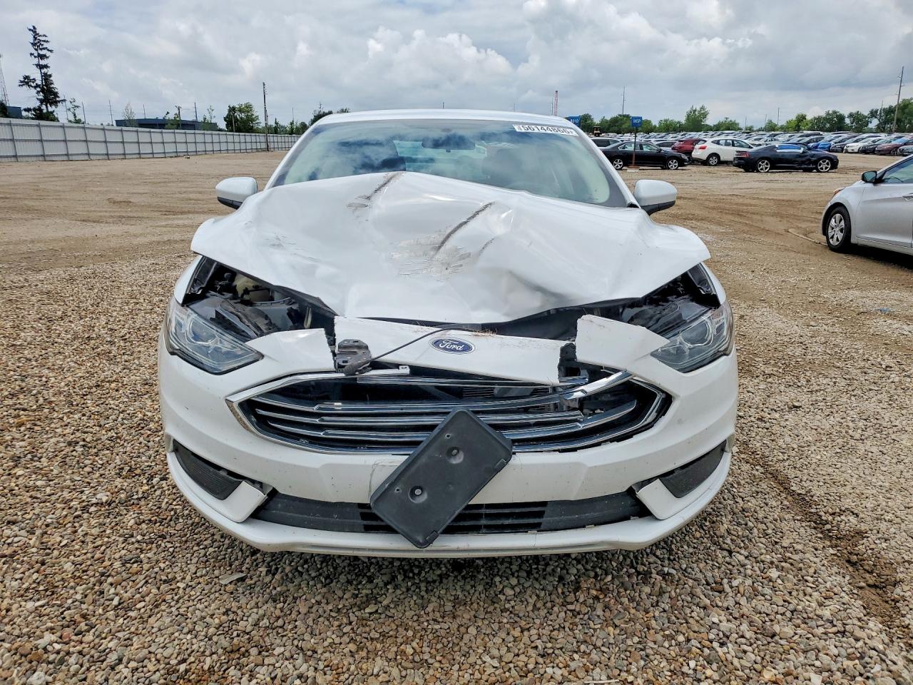 2017 Ford Fusion Se White vin: 3FA6P0H78HR168302