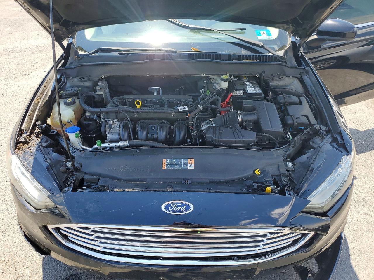 2017 Ford Fusion Se Black vin: 3FA6P0H78HR226022