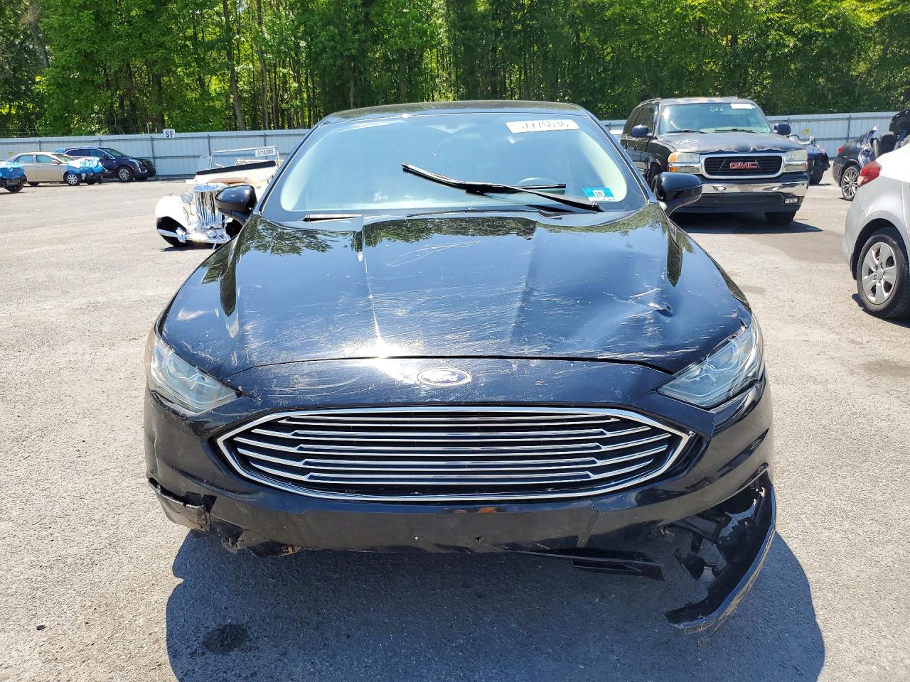 2017 Ford Fusion Se Black vin: 3FA6P0H78HR226022