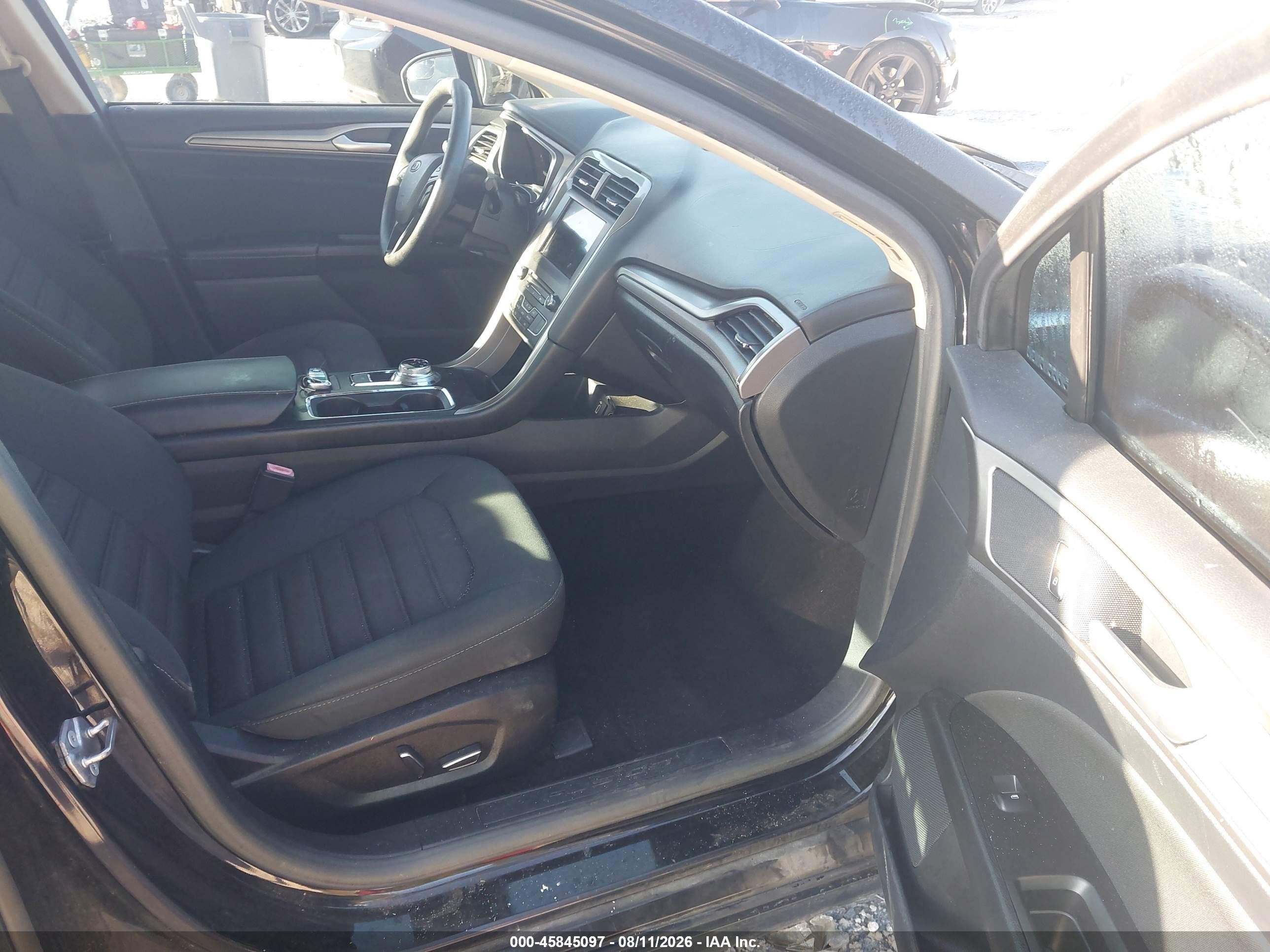 2017 Ford Fusion Se Black vin: 3FA6P0H78HR392833