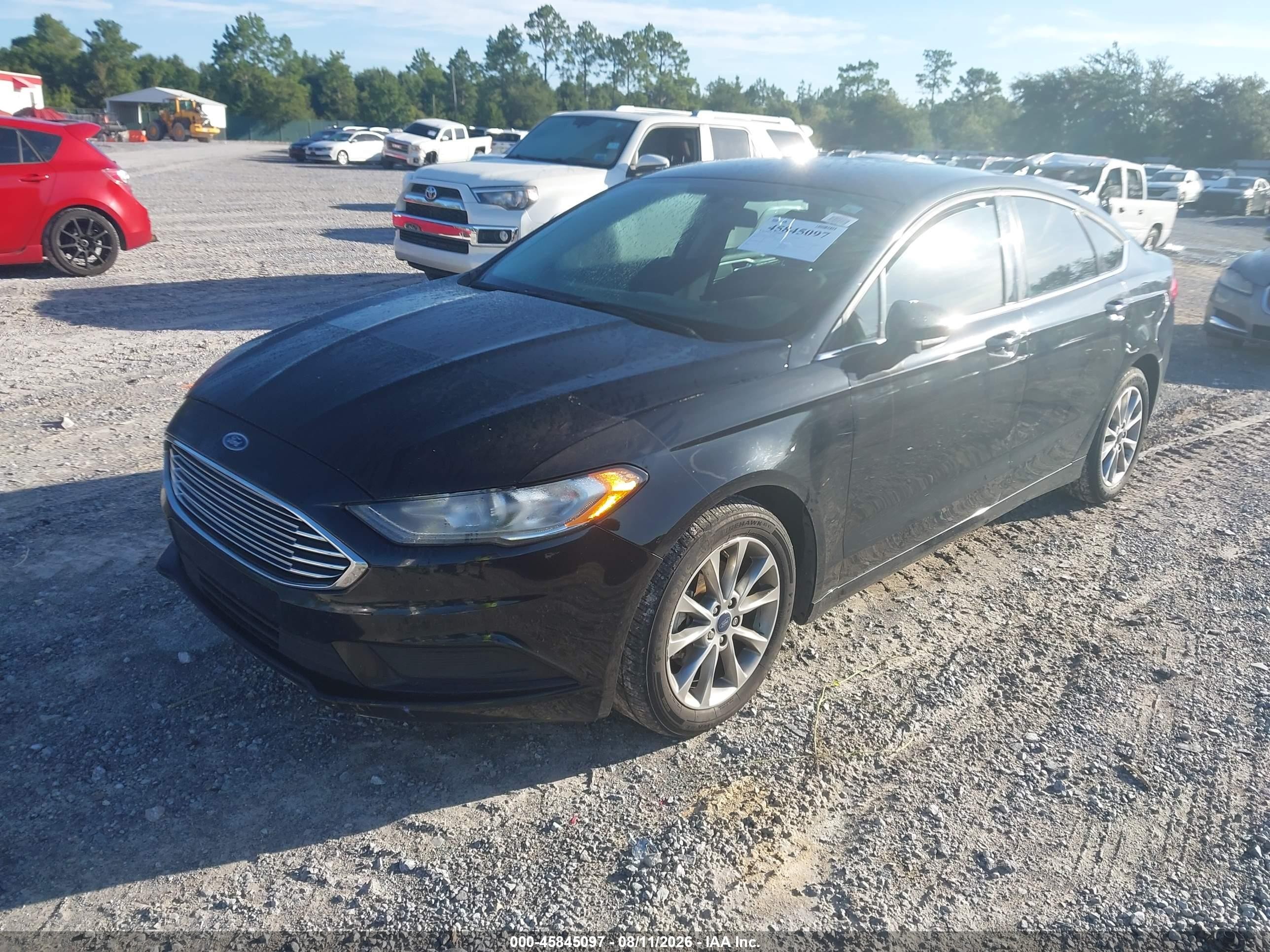 2017 Ford Fusion Se Black vin: 3FA6P0H78HR392833