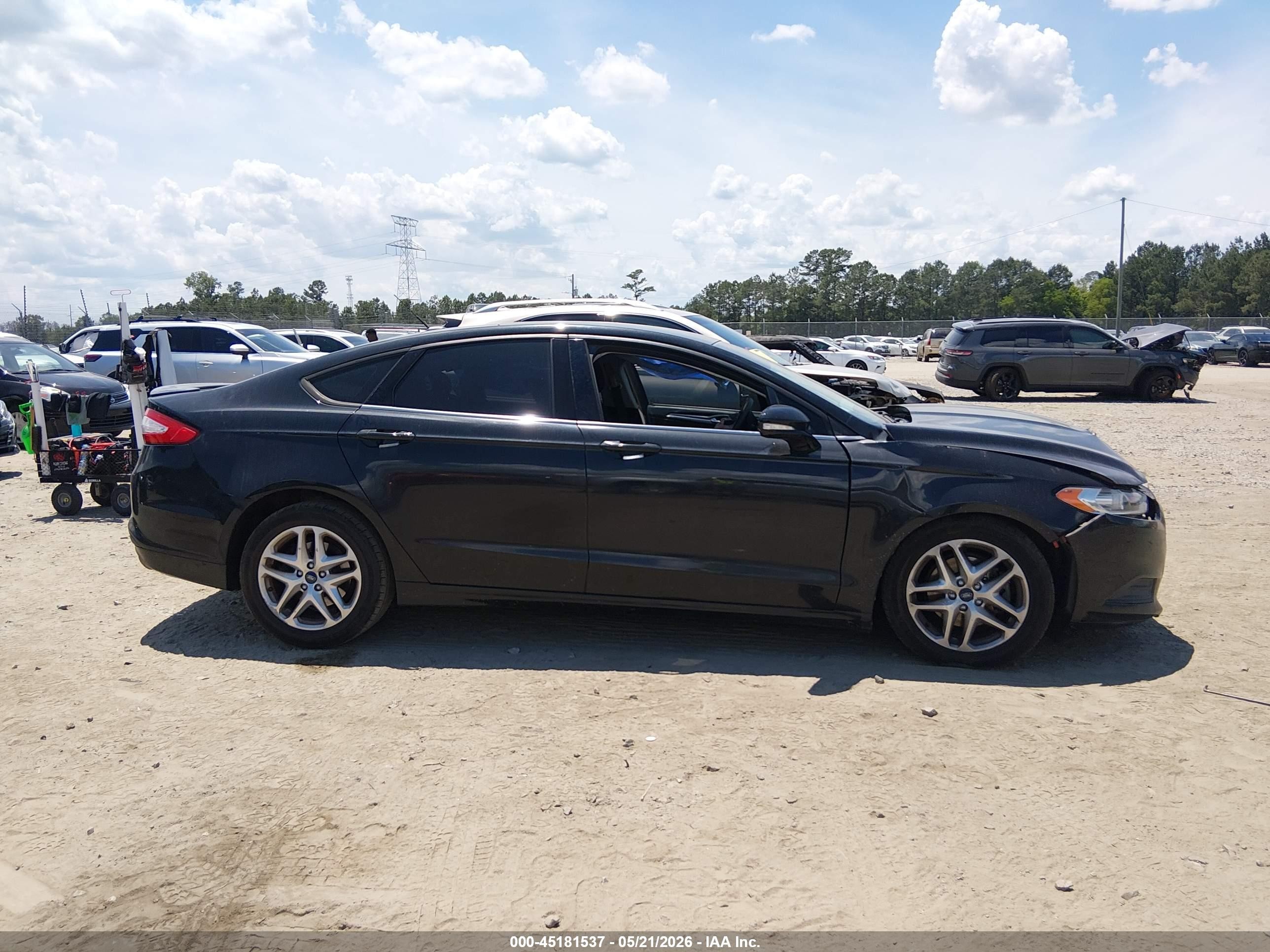 2013 Ford Fusion Se Black vin: 3FA6P0H79DR116512