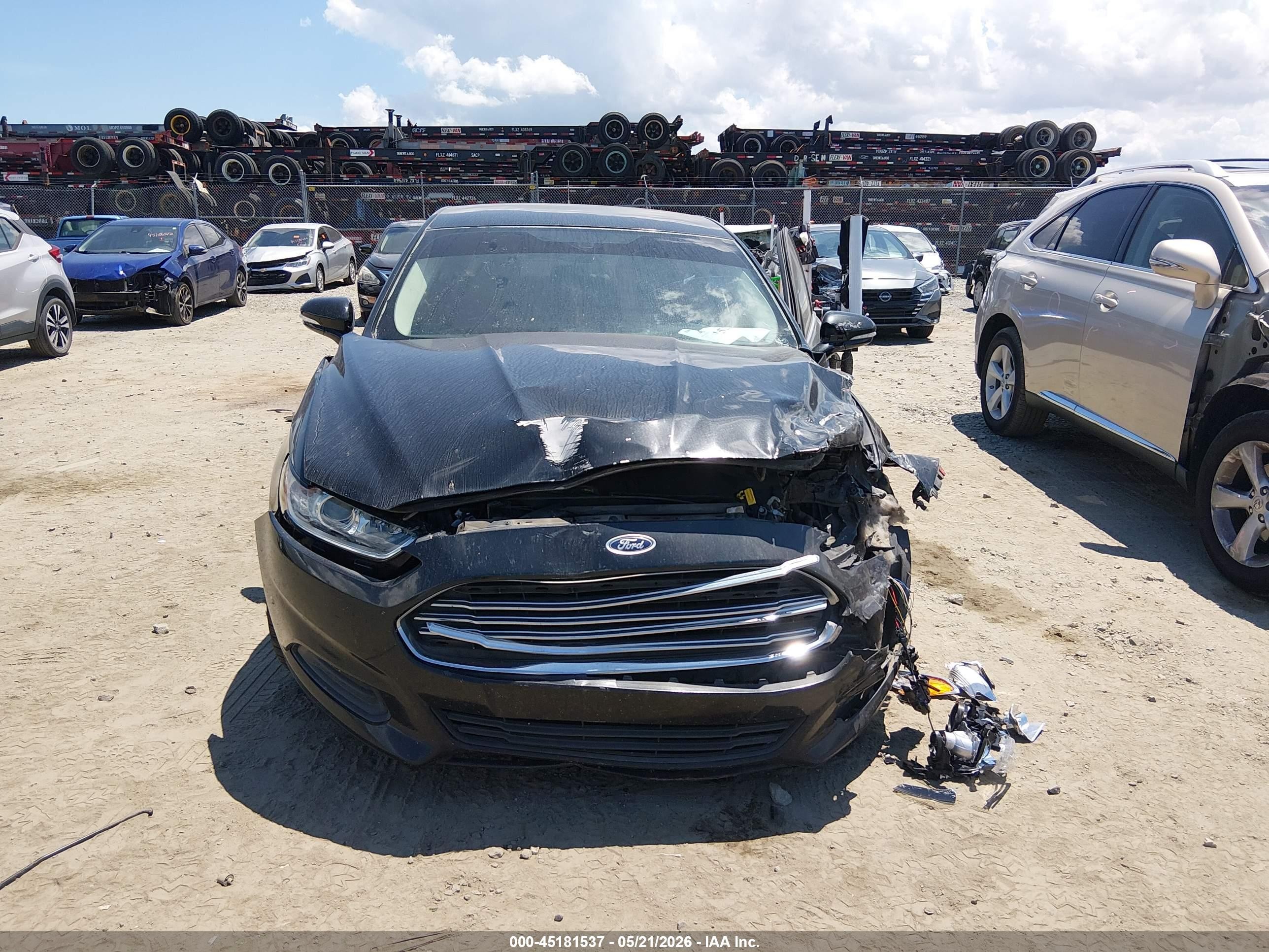 2013 Ford Fusion Se Black vin: 3FA6P0H79DR116512