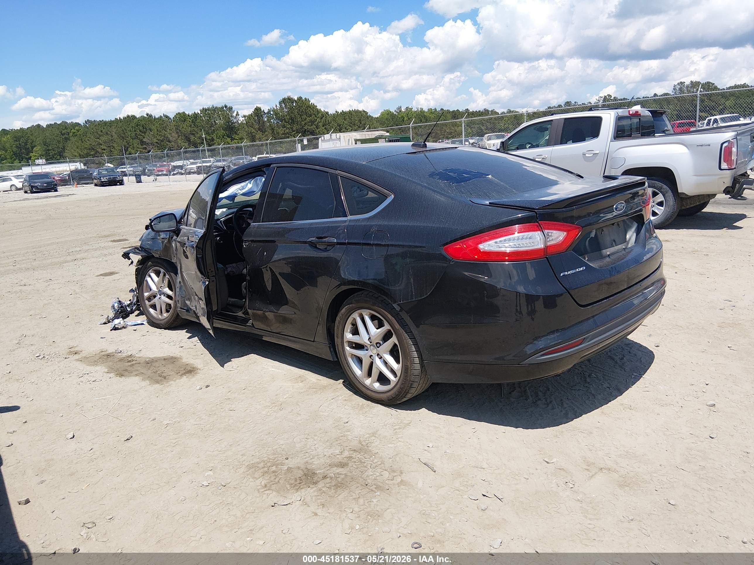 2013 Ford Fusion Se Black vin: 3FA6P0H79DR116512