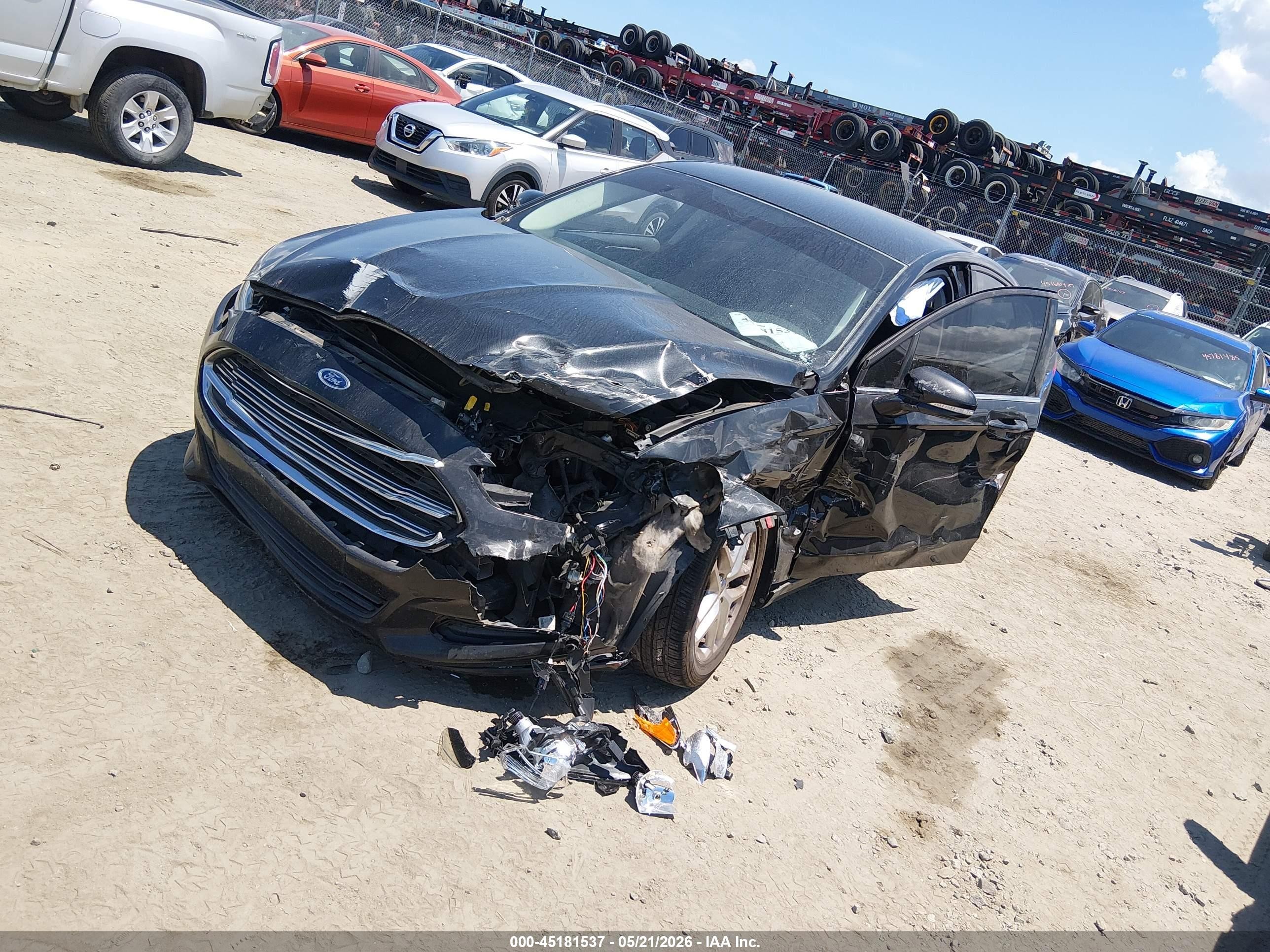 2013 Ford Fusion Se Black vin: 3FA6P0H79DR116512
