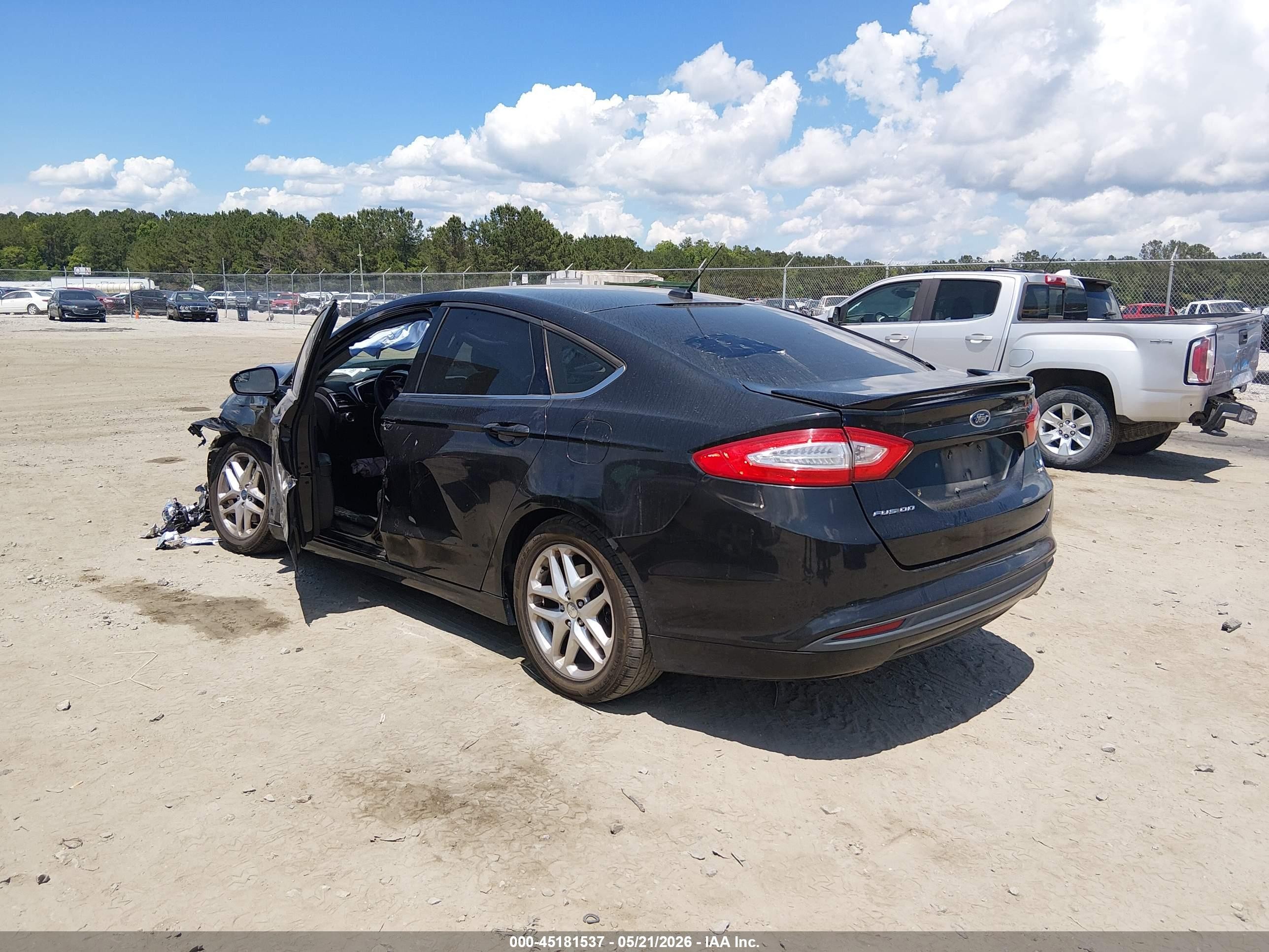 2013 Ford Fusion Se Black vin: 3FA6P0H79DR116512